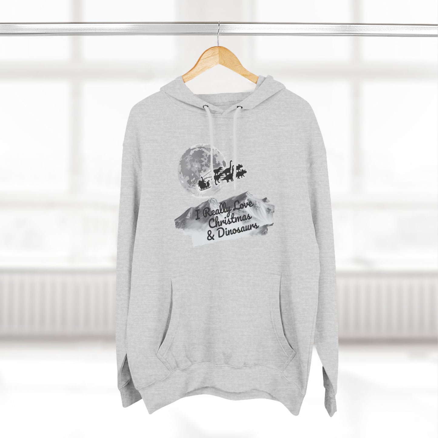 Christmas Dinosaur Hoodie