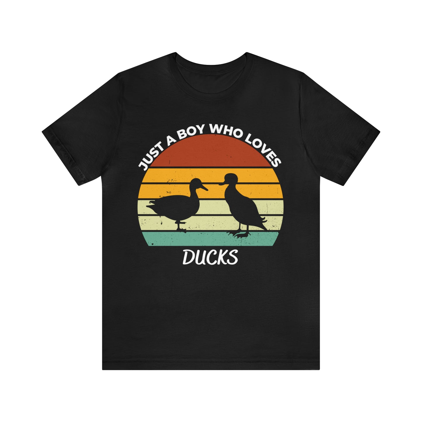 Just a Boy Who Loves Ducks Short Sleeve Tee