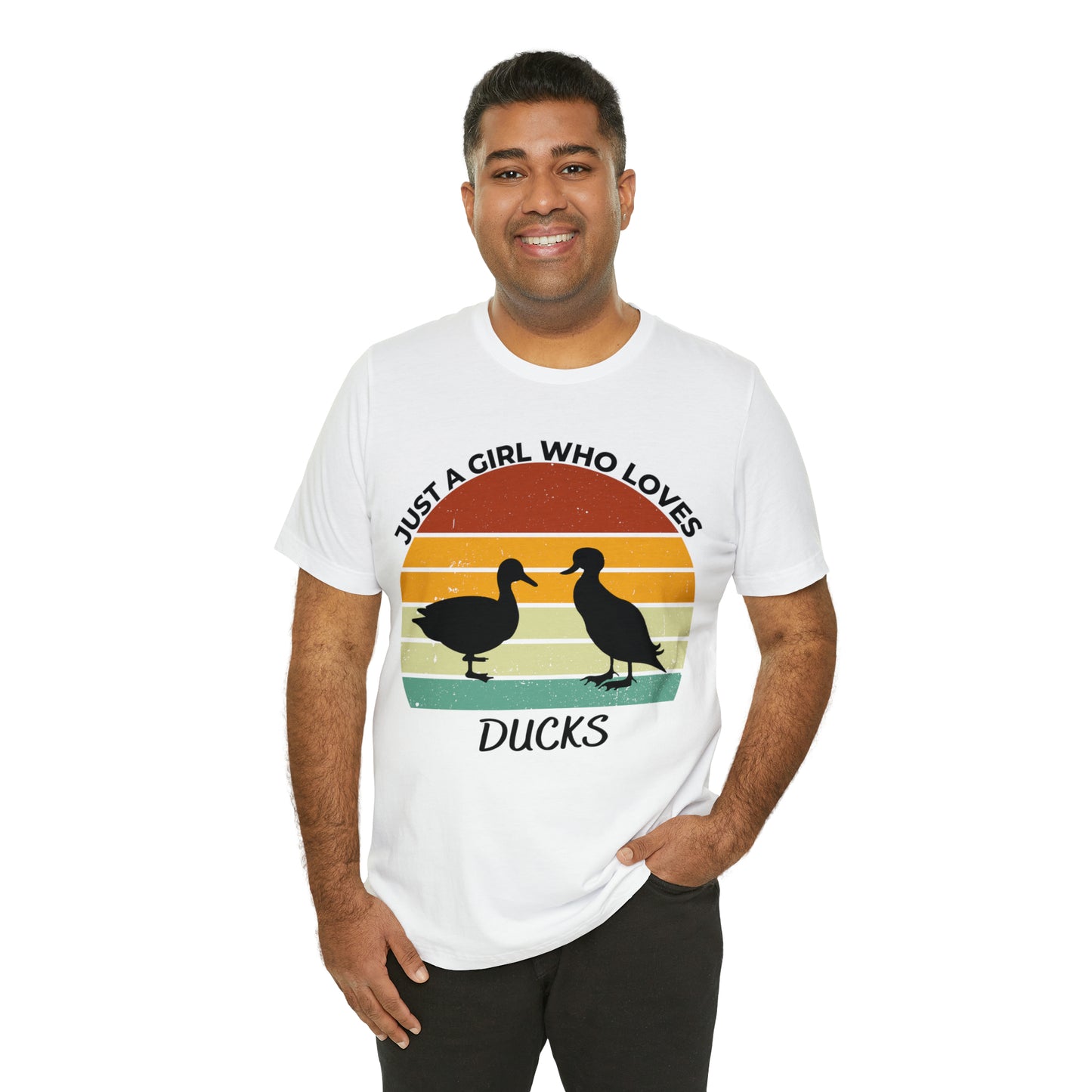 Just a Girl Who Loves Ducks Short Sleeve Tee