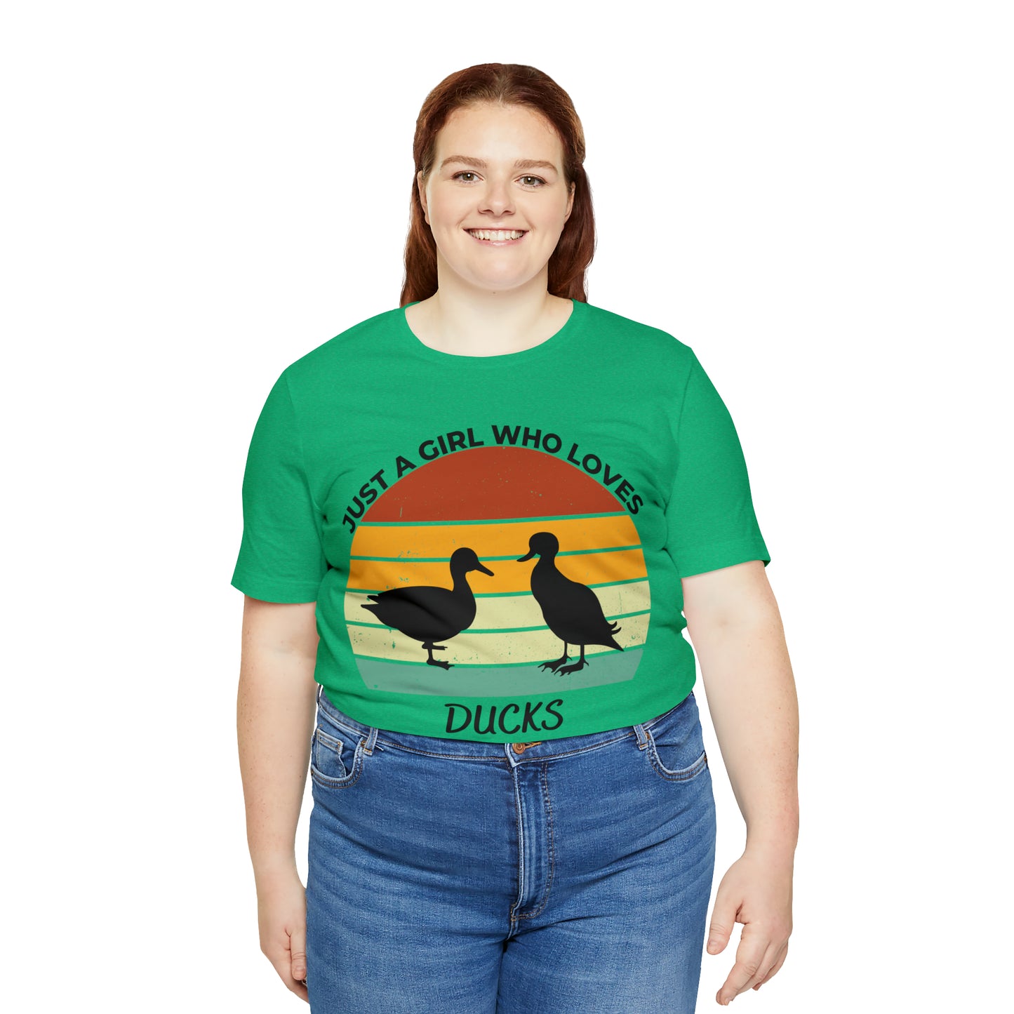 Just a Girl Who Loves Ducks Short Sleeve Tee