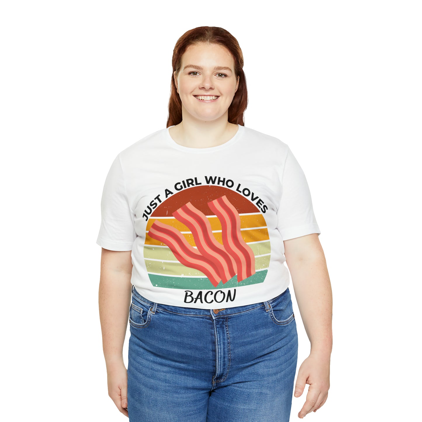 Just a Girl Who Loves Bacon Short Sleeve Tee