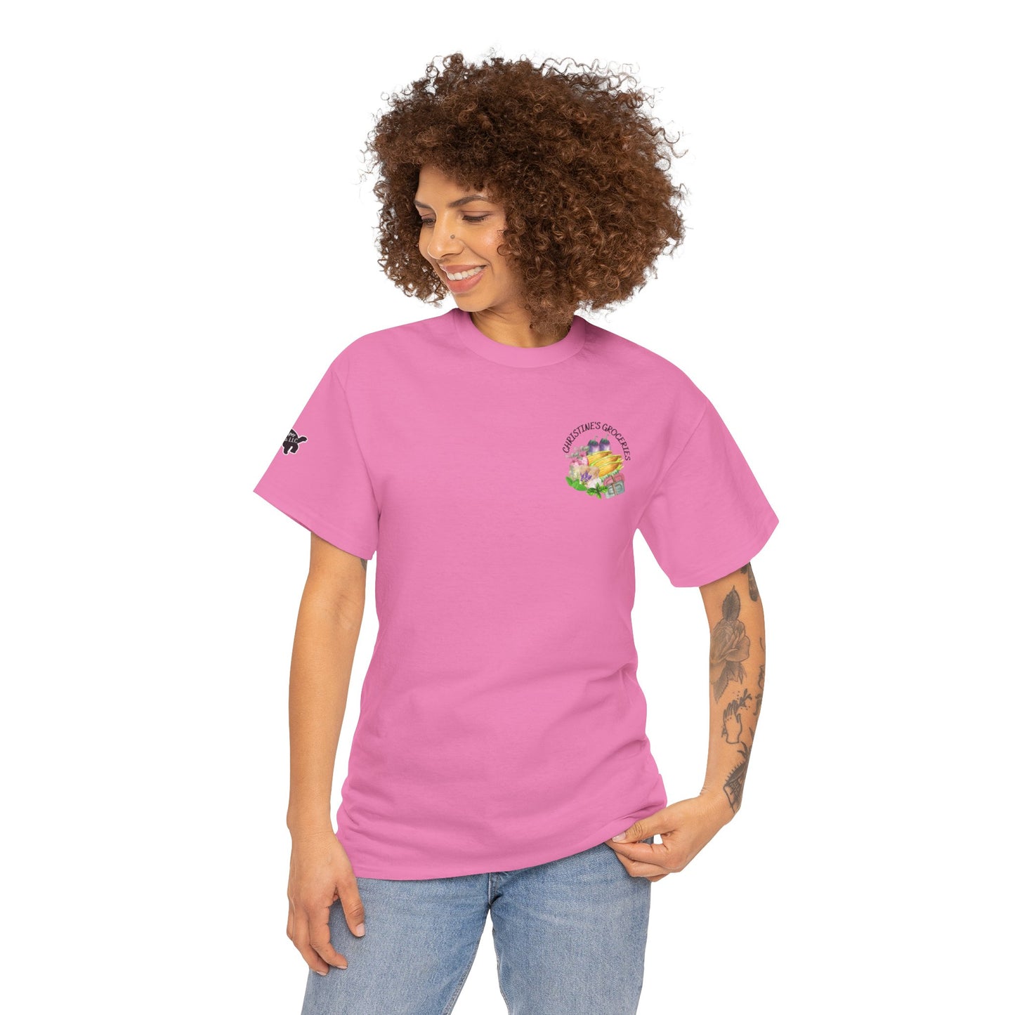 Christine's Groceries Logo Wear Event Shirt Unisex Cotton Tee