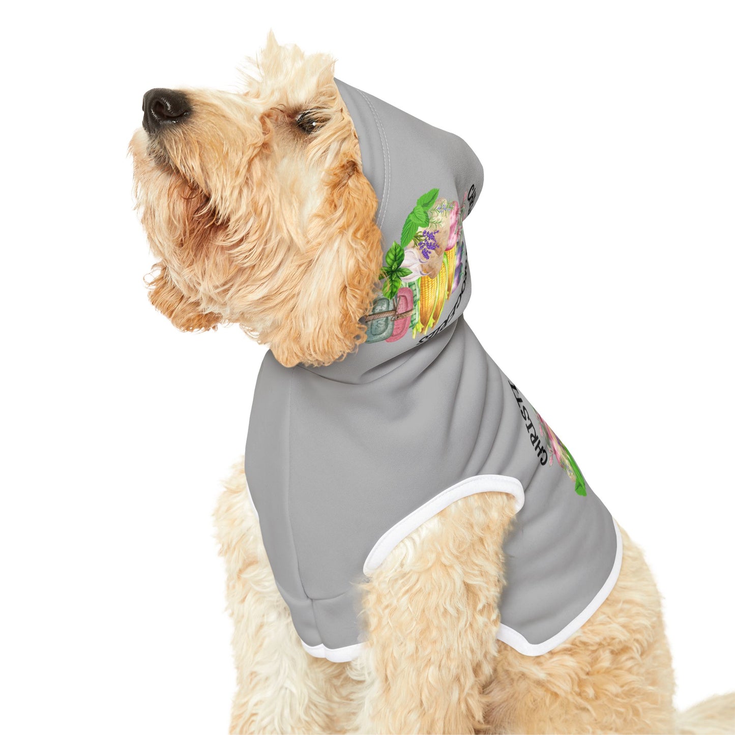 Christine's Groceries Grey Pet Hoodie