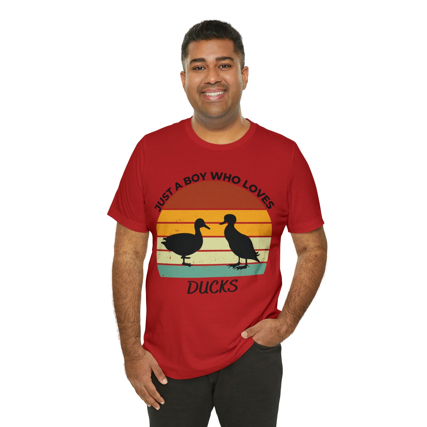 Just a Boy Who Loves Ducks Short Sleeve Tee