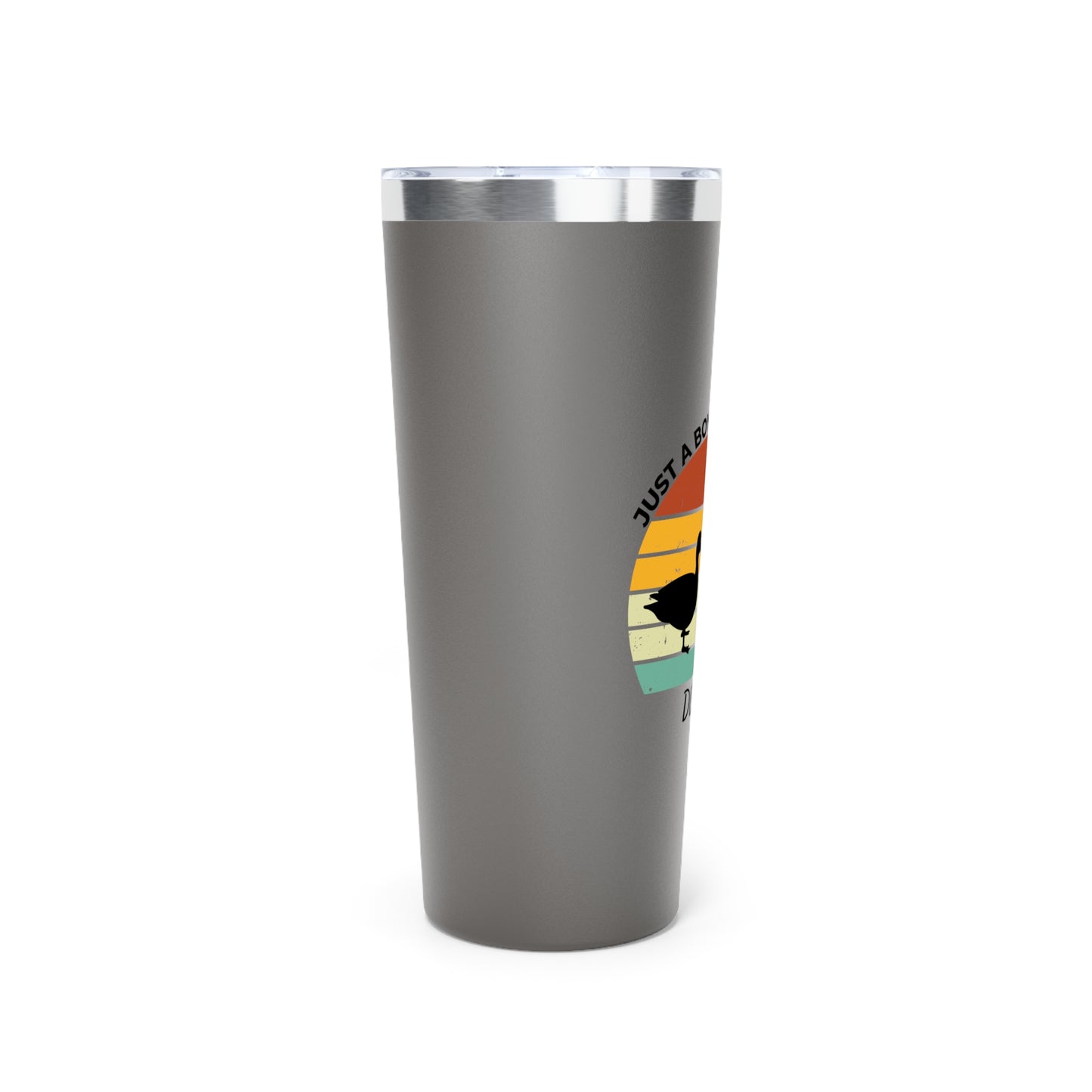 Just a Boy Who Loves Ducks Copper Vacuum Insulated Tumbler, 22oz