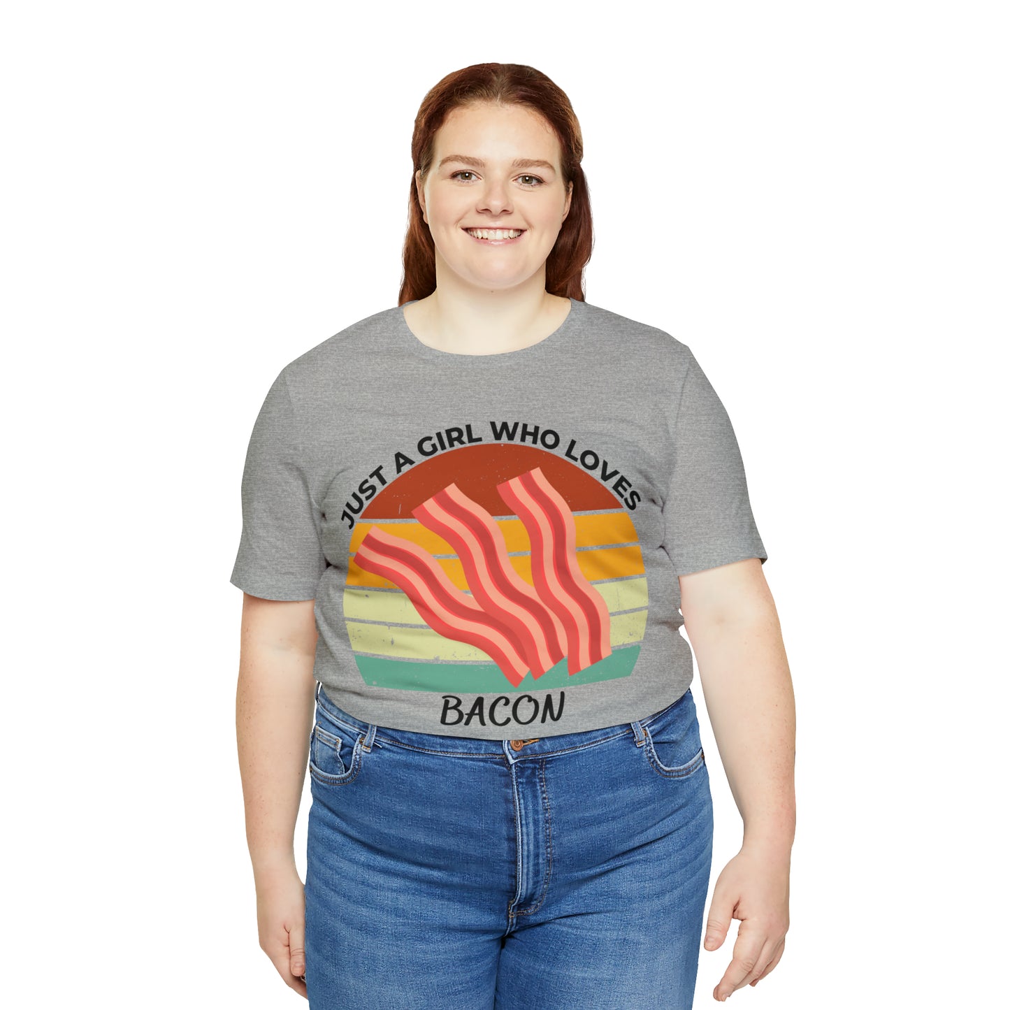 Just a Girl Who Loves Bacon Short Sleeve Tee