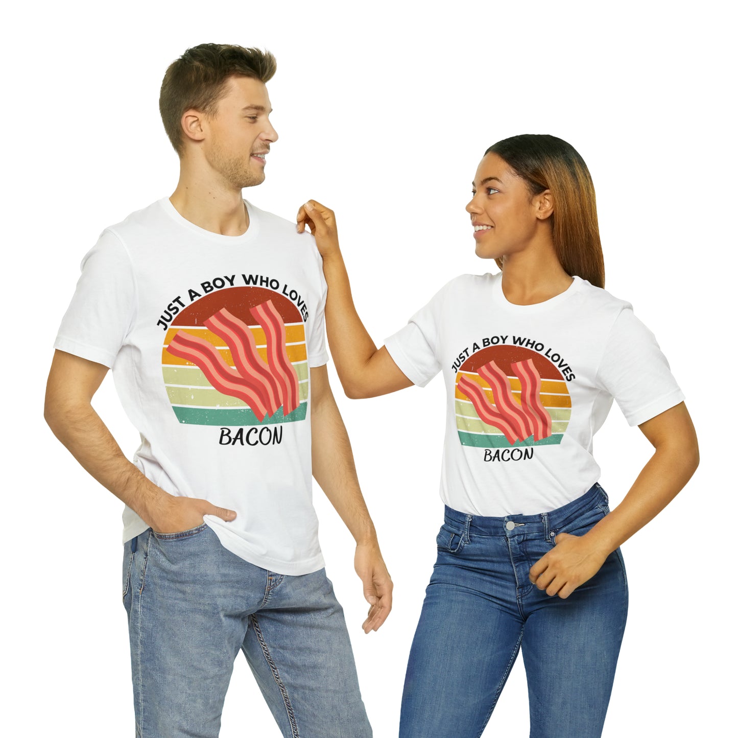 Just a Boy Who Loves Bacon Short Sleeve Tee