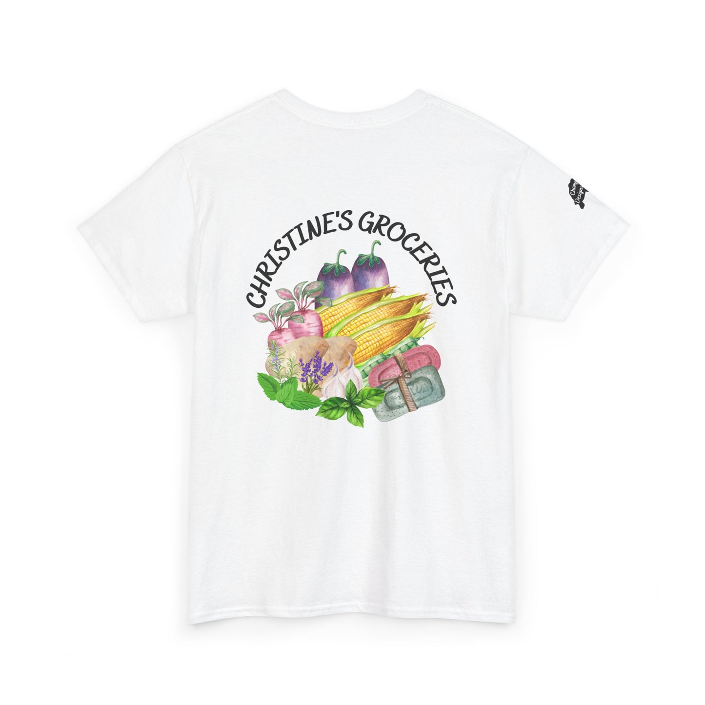 Christine's Groceries Logo Wear Event Shirt Unisex Cotton Tee