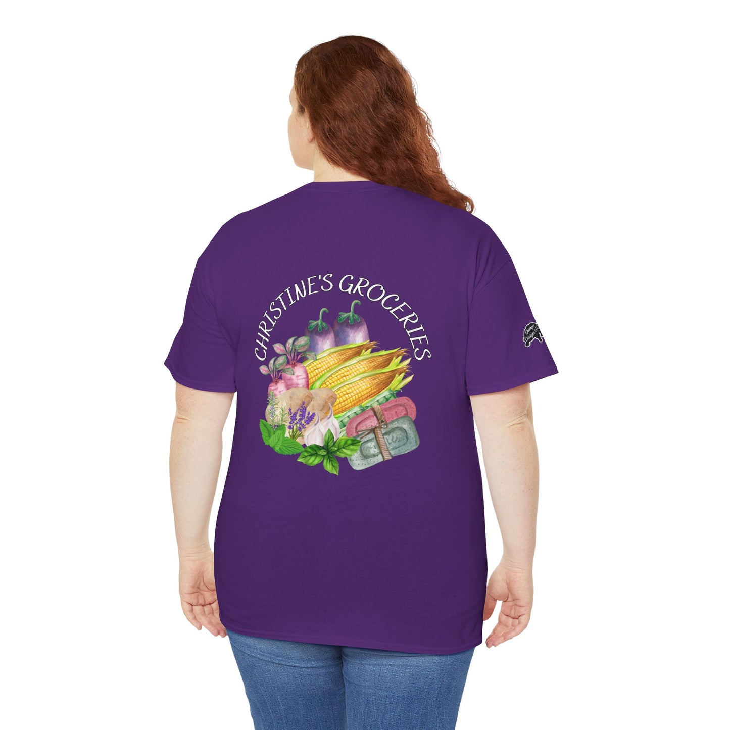 Christine's Groceries Logo Wear Event Shirt Unisex Cotton Tee