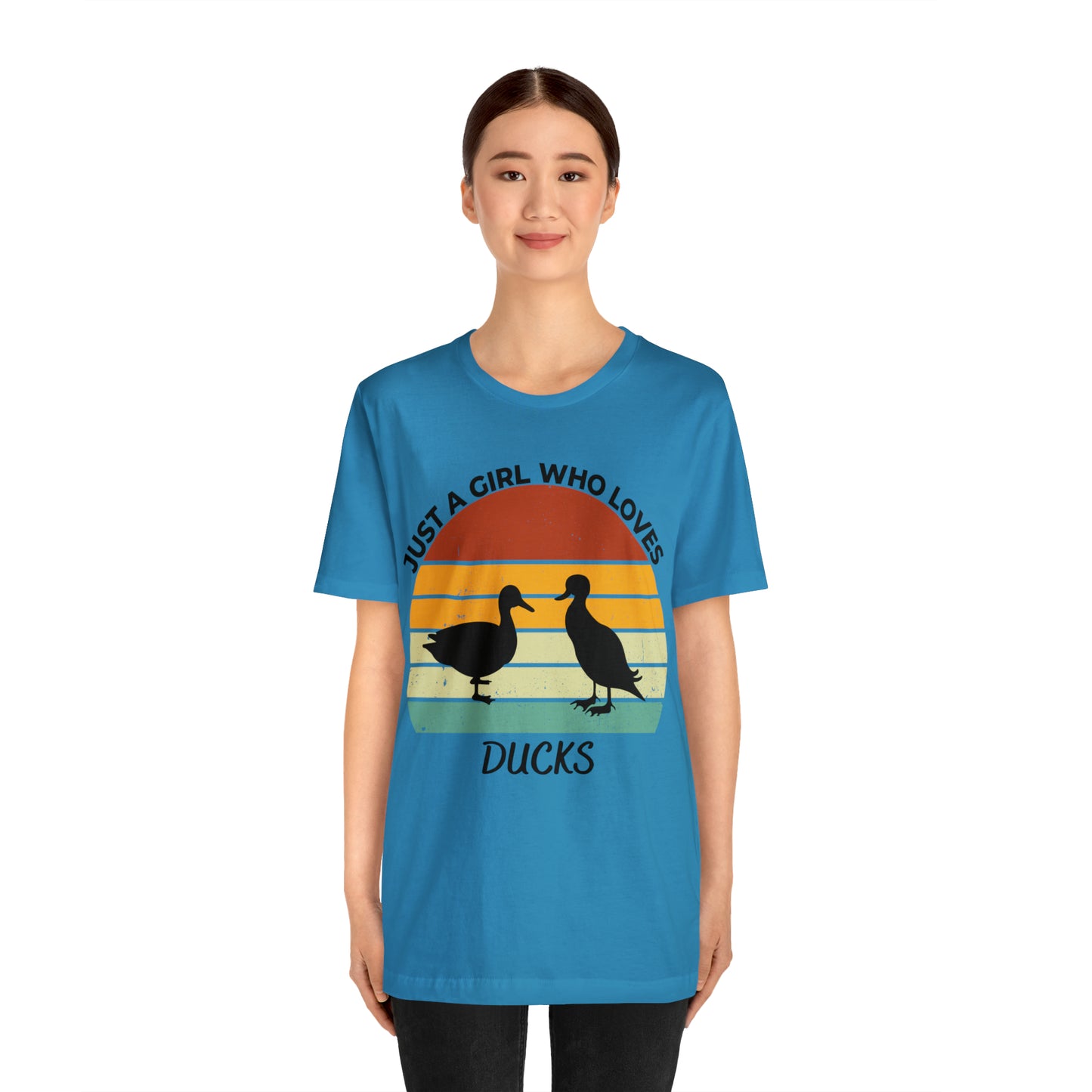 Just a Girl Who Loves Ducks Short Sleeve Tee