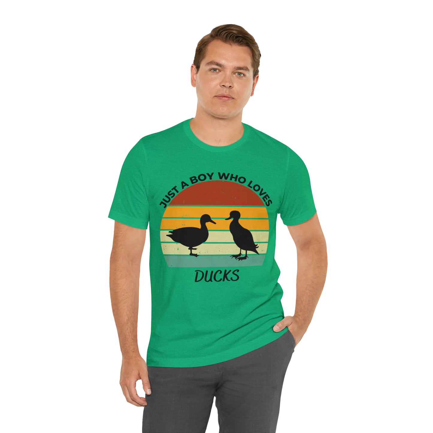 Just a Boy Who Loves Ducks Short Sleeve Tee