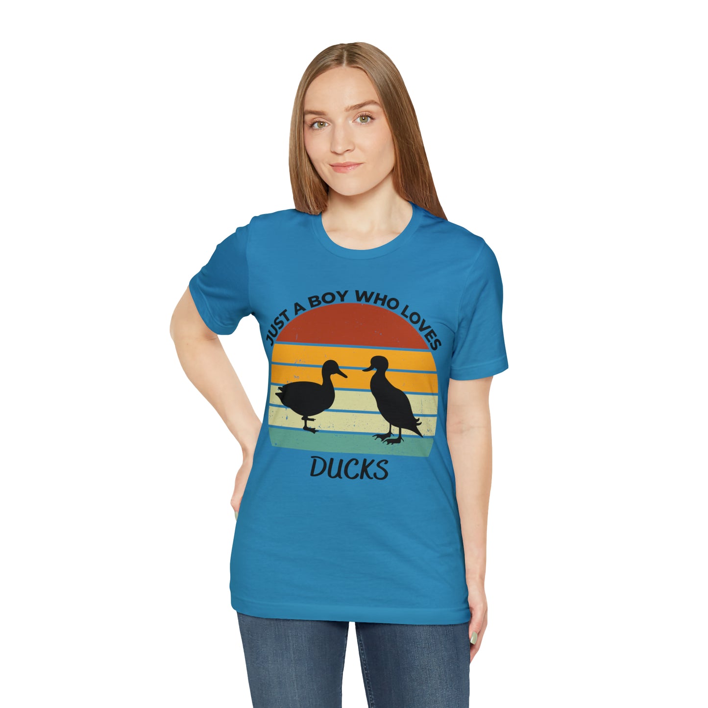 Just a Boy Who Loves Ducks Short Sleeve Tee