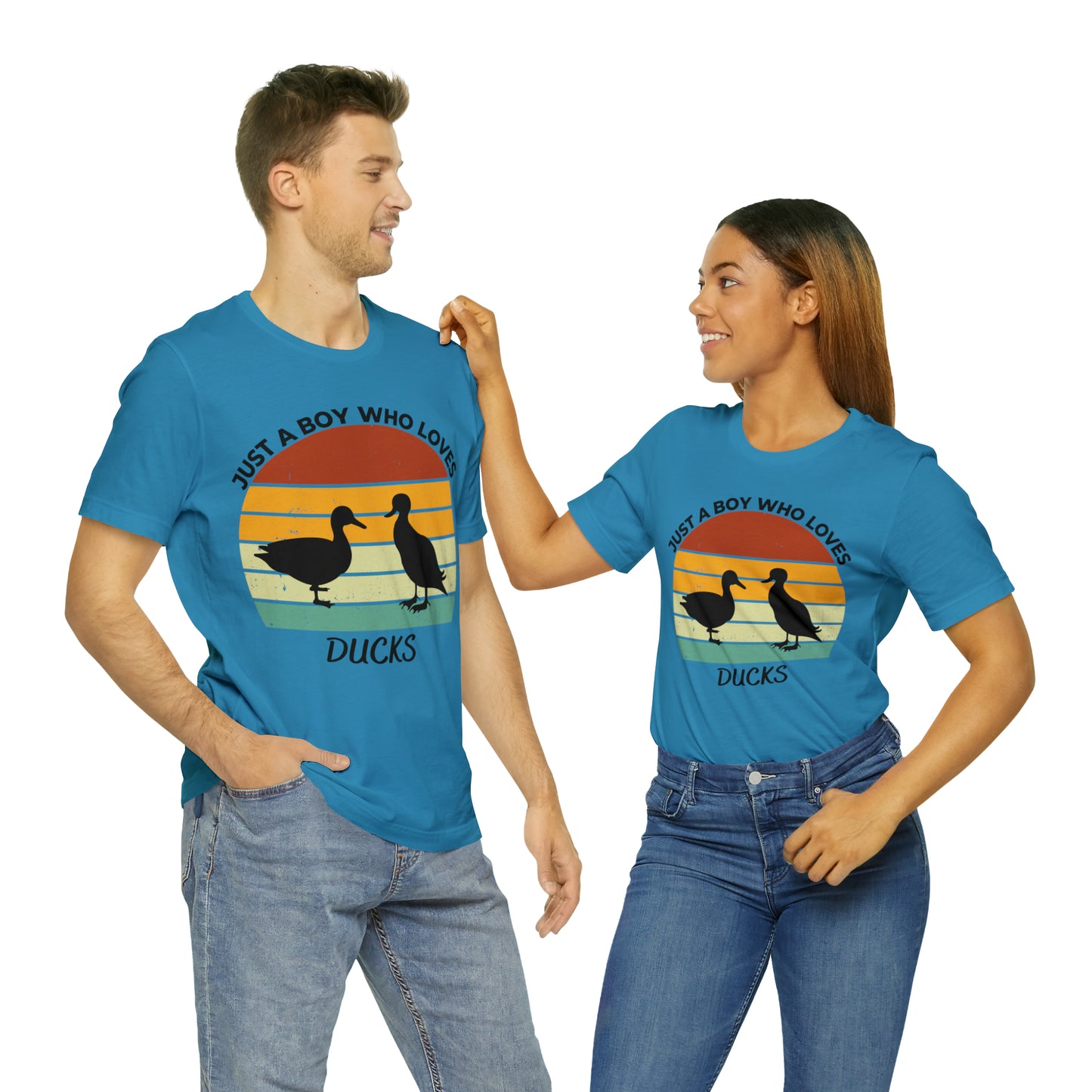 Just a Boy Who Loves Ducks Short Sleeve Tee