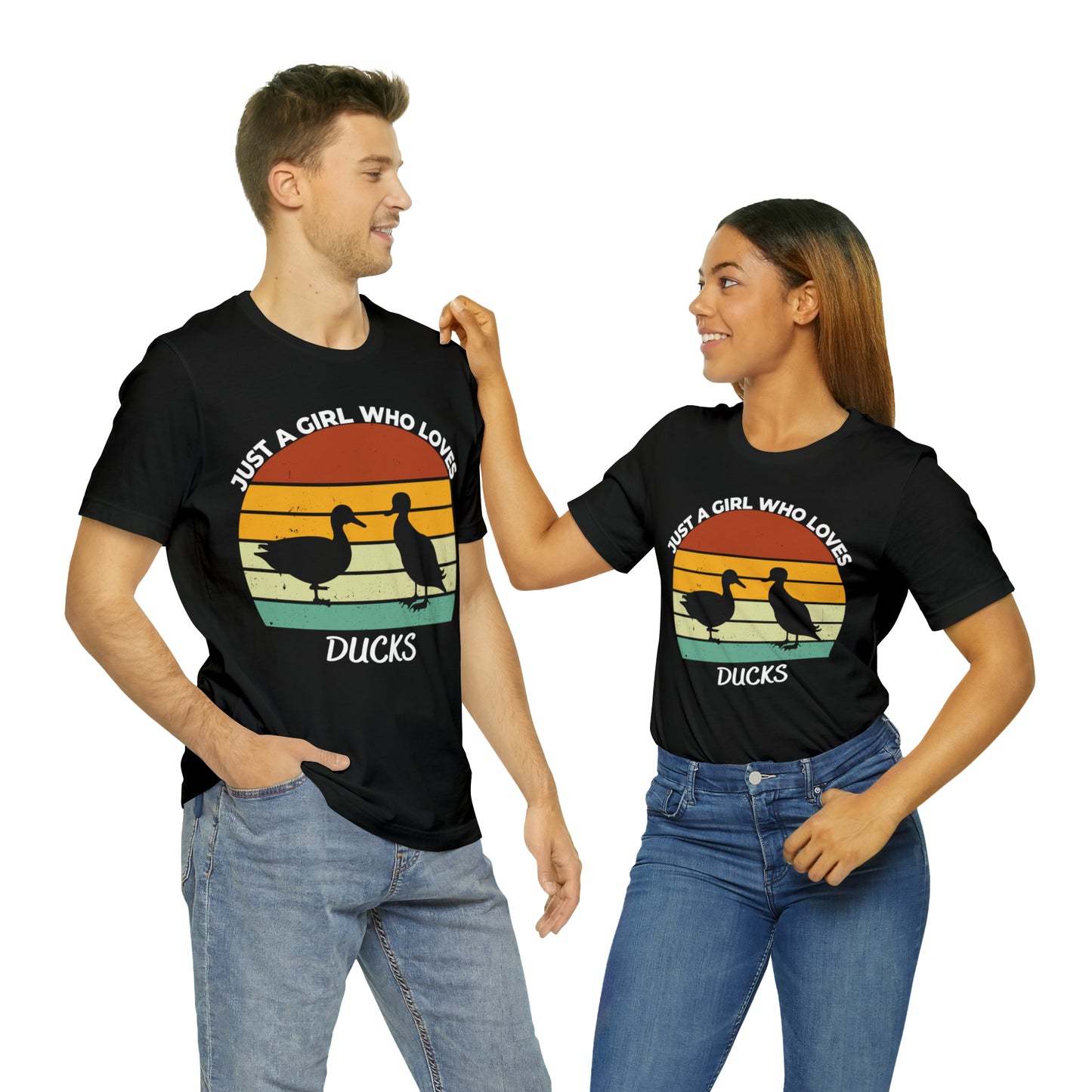 Just a Girl Who Loves Ducks Short Sleeve Tee