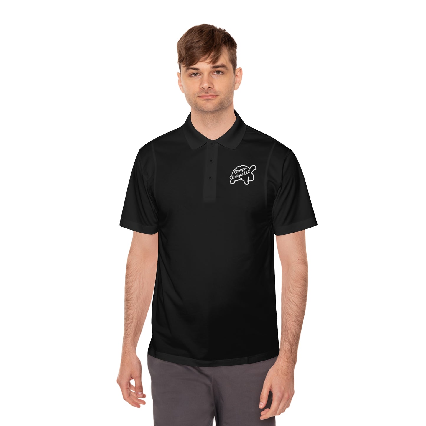 Chomper Designs Logo wear Men's Sport Polo Shirt