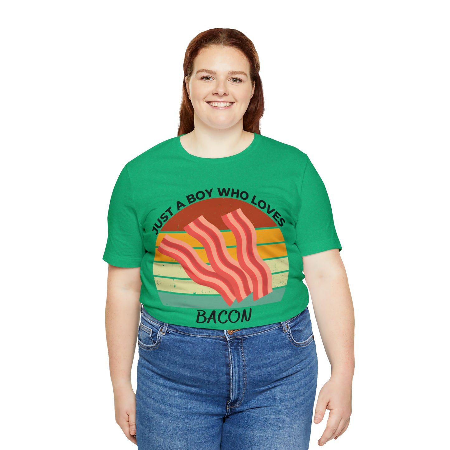 Just a Boy Who Loves Bacon Short Sleeve Tee