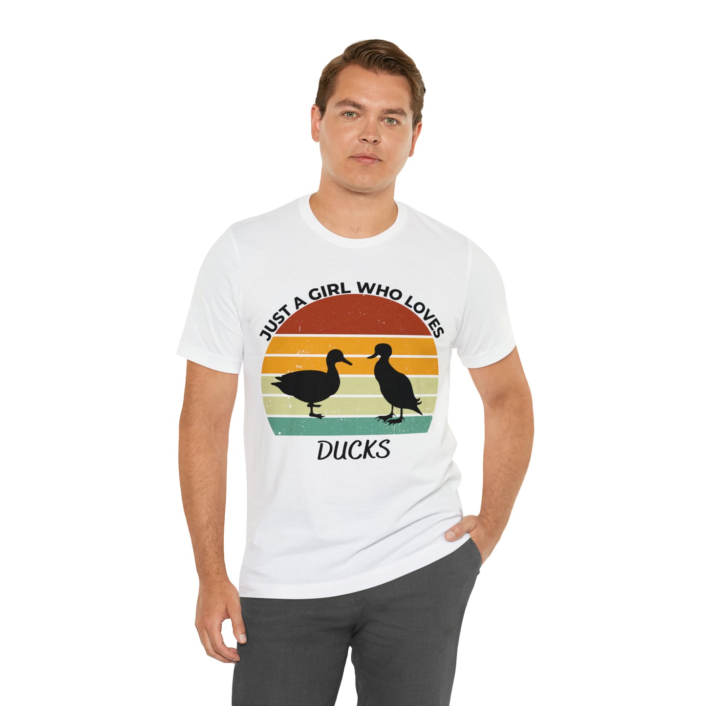 Just a Girl Who Loves Ducks Short Sleeve Tee