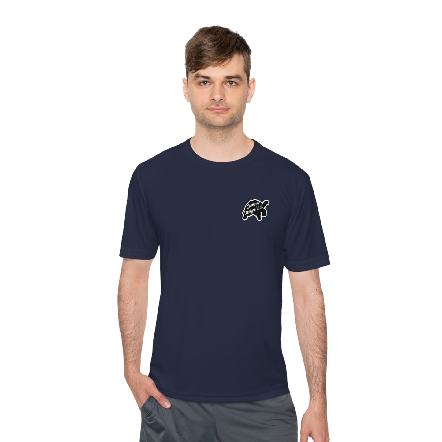 Chomper Designs Logo WearUnisex Moisture Wicking Tee