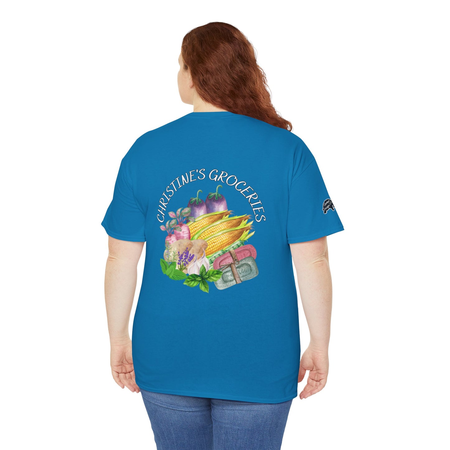 Christine's Groceries Logo Wear Event Shirt Unisex Cotton Tee