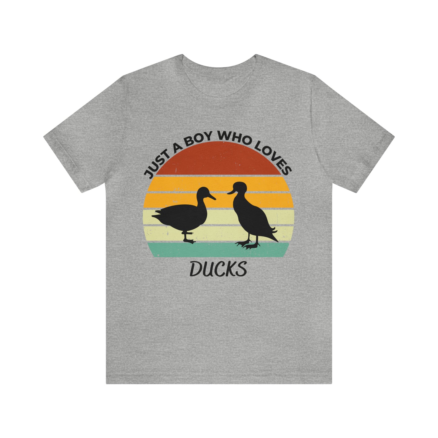 Just a Boy Who Loves Ducks Short Sleeve Tee