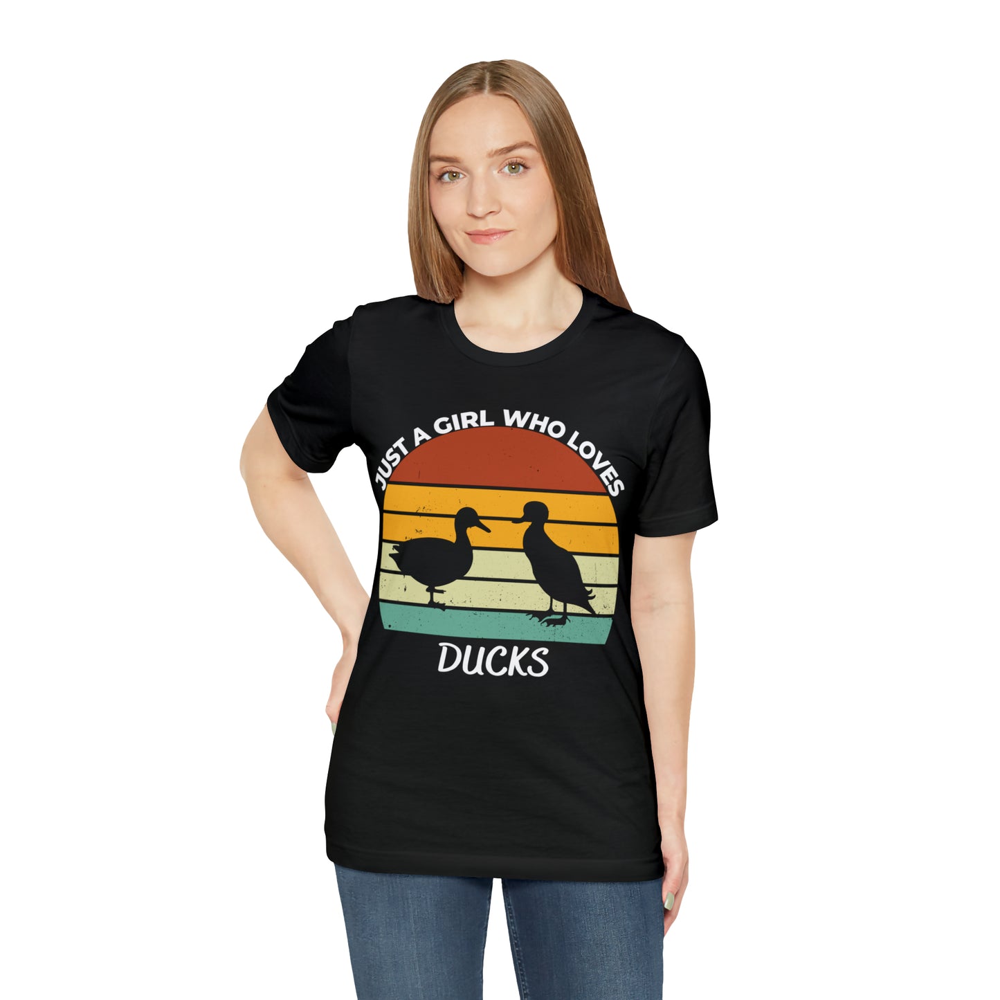 Just a Girl Who Loves Ducks Short Sleeve Tee