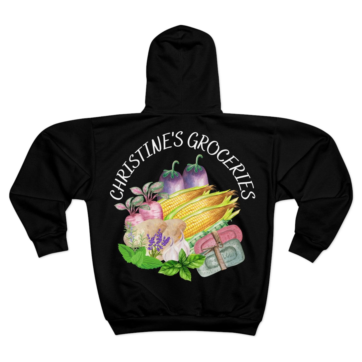 Christine's Groceries Unisex Zip Hoodie