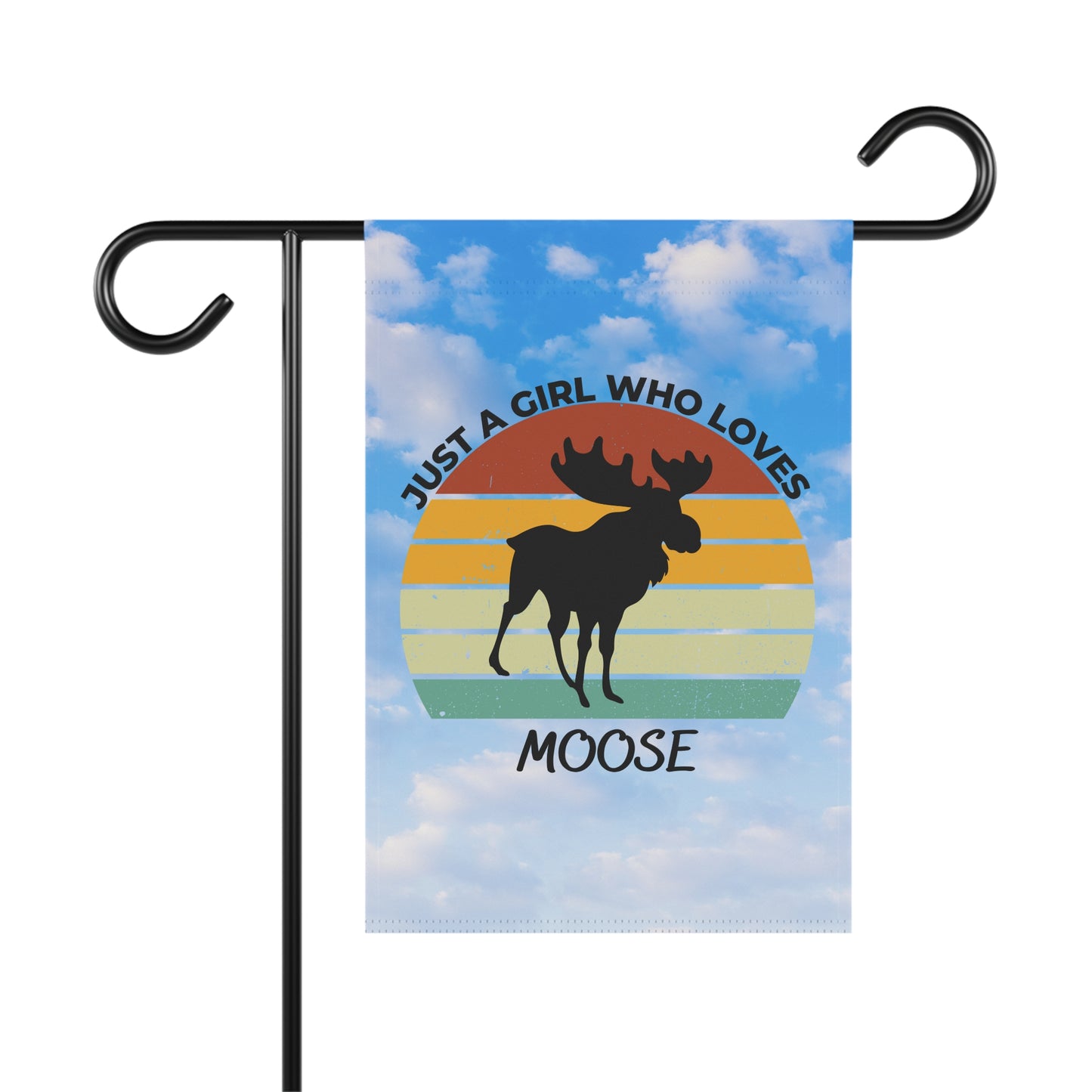 Just a Girl Who Loves Moose Garden & House Banner