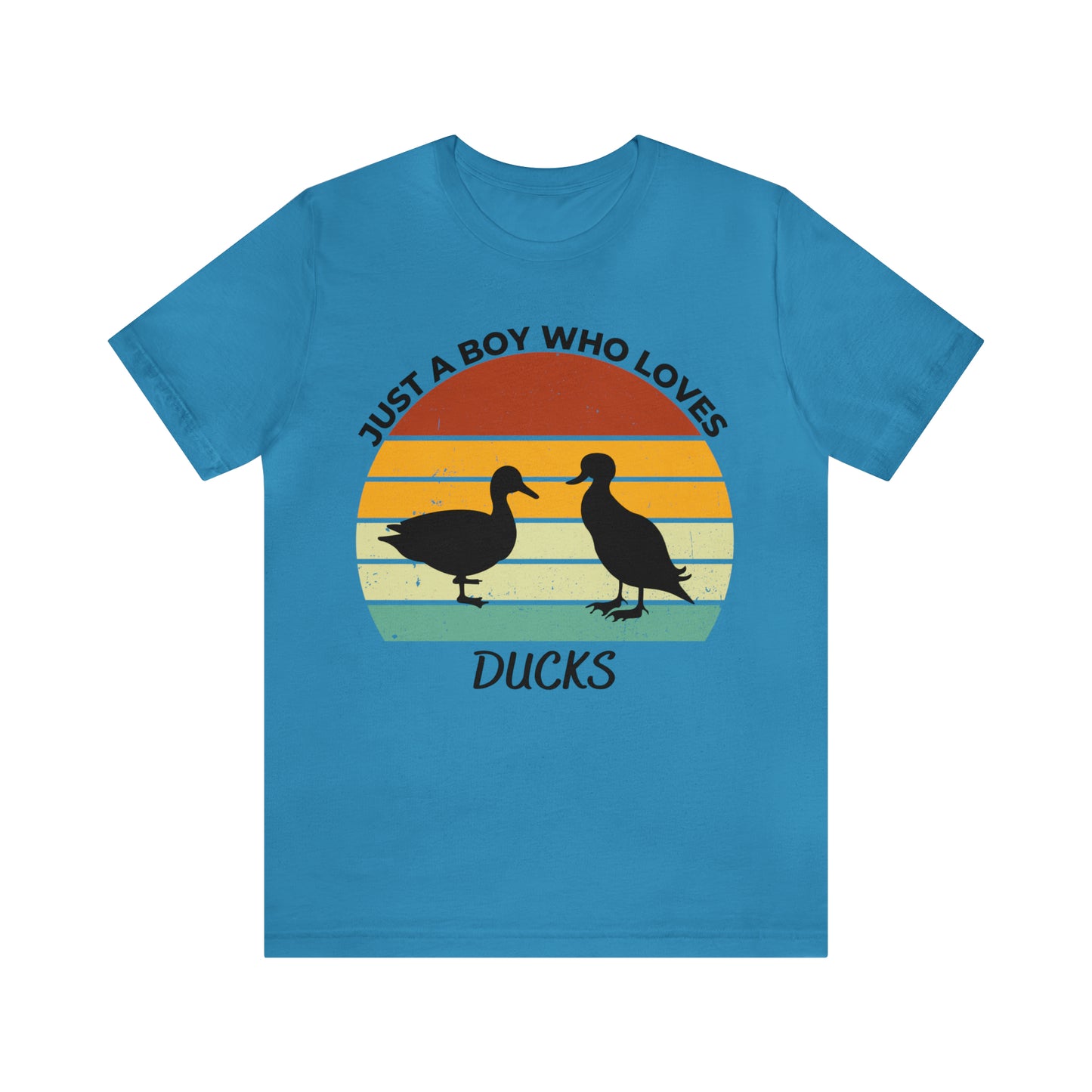 Just a Boy Who Loves Ducks Short Sleeve Tee