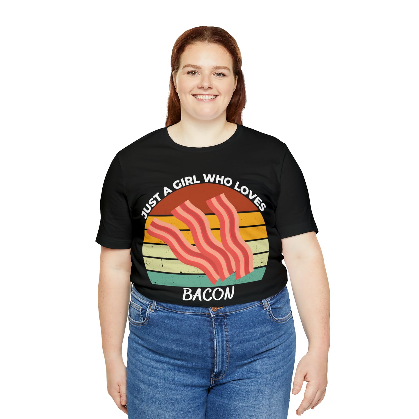 Just a Girl Who Loves Bacon Short Sleeve Tee