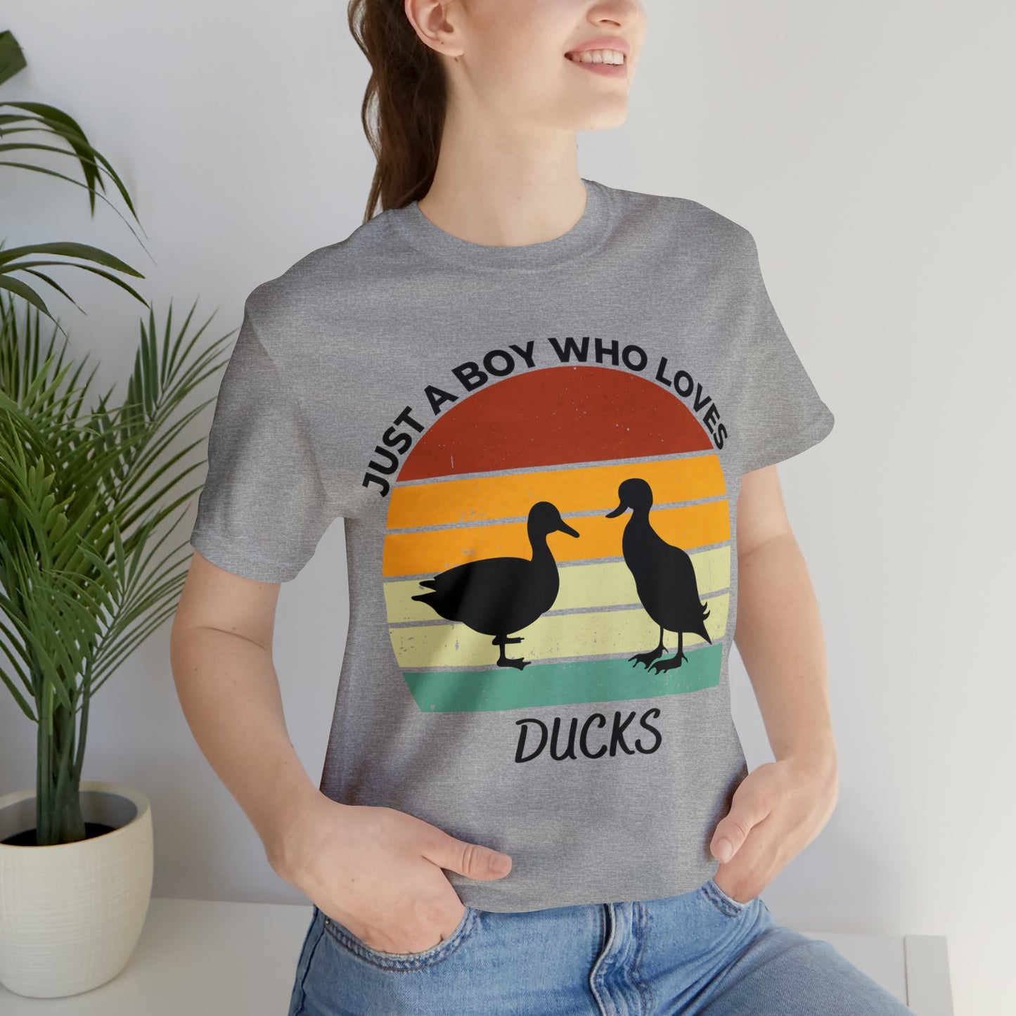 Just a Boy Who Loves Ducks Short Sleeve Tee