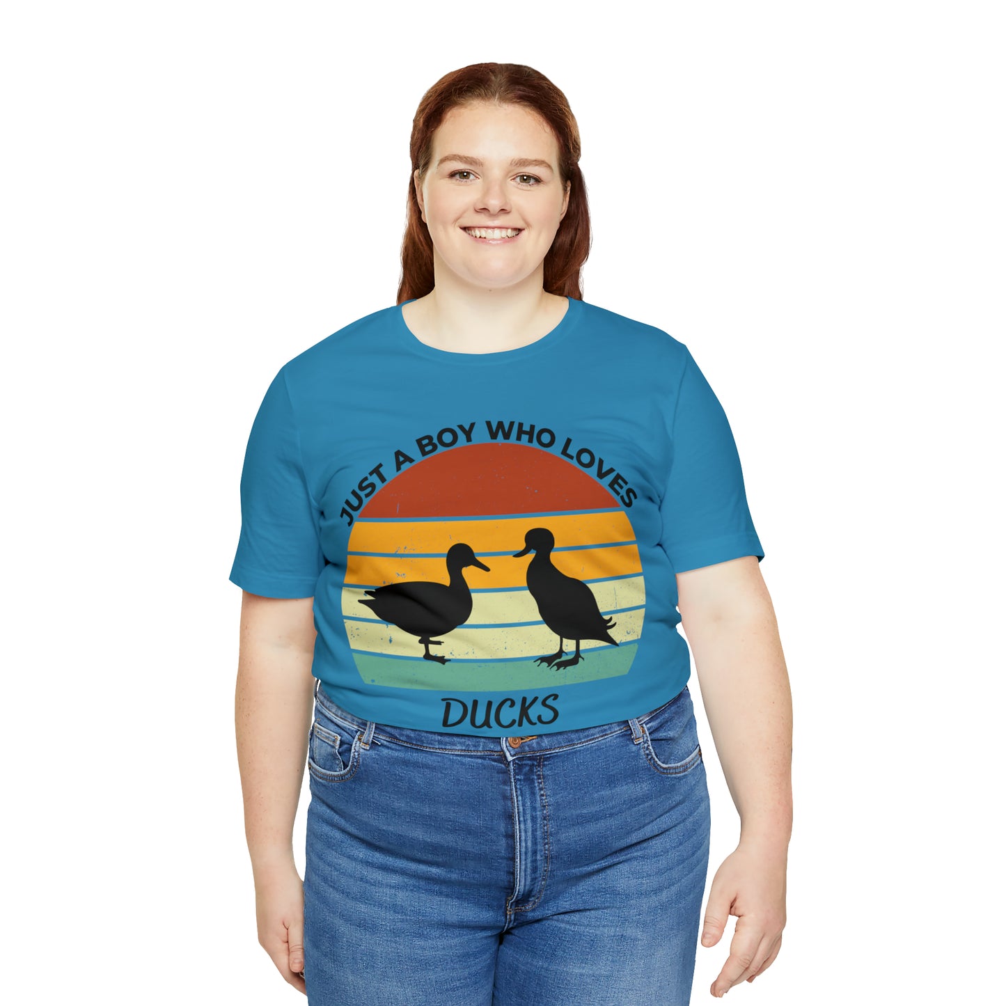 Just a Boy Who Loves Ducks Short Sleeve Tee