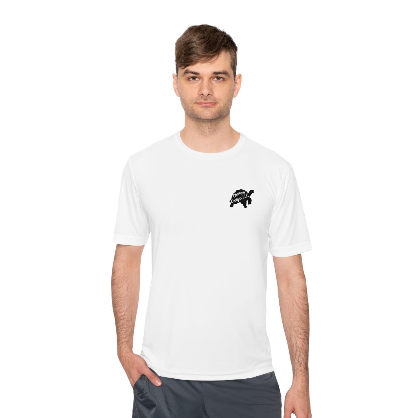 Chomper Designs Logo WearUnisex Moisture Wicking Tee