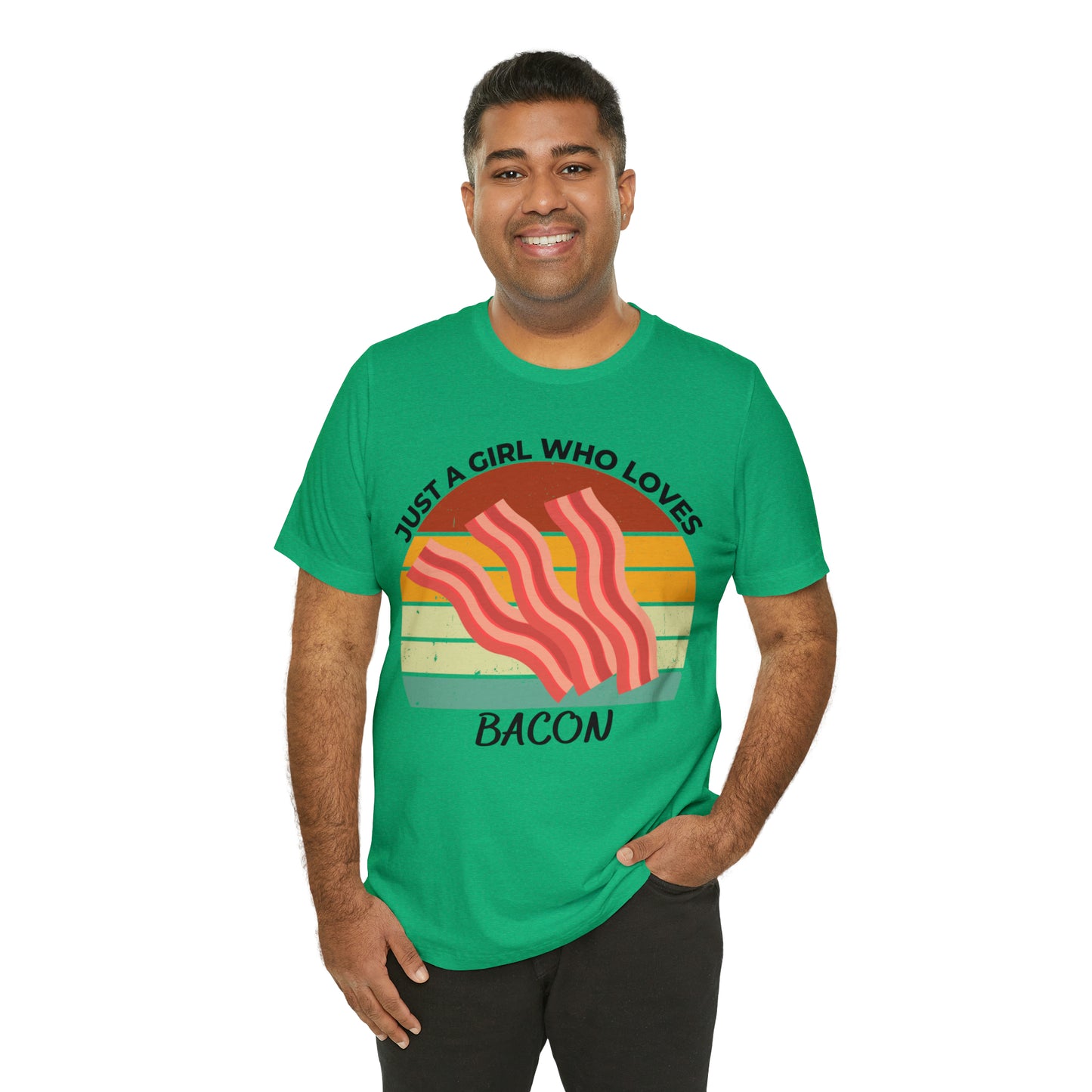 Just a Girl Who Loves Bacon Short Sleeve Tee