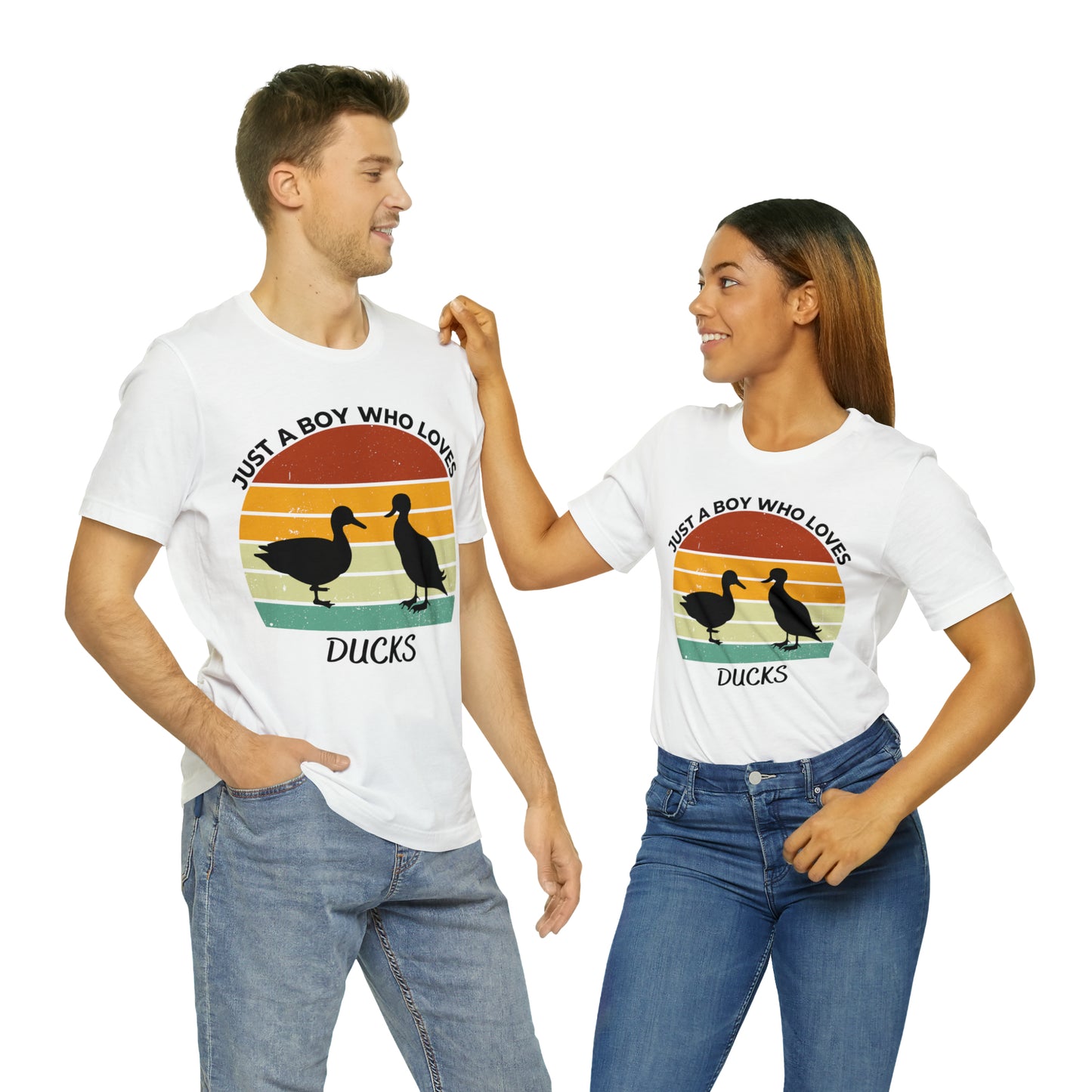 Just a Boy Who Loves Ducks Short Sleeve Tee