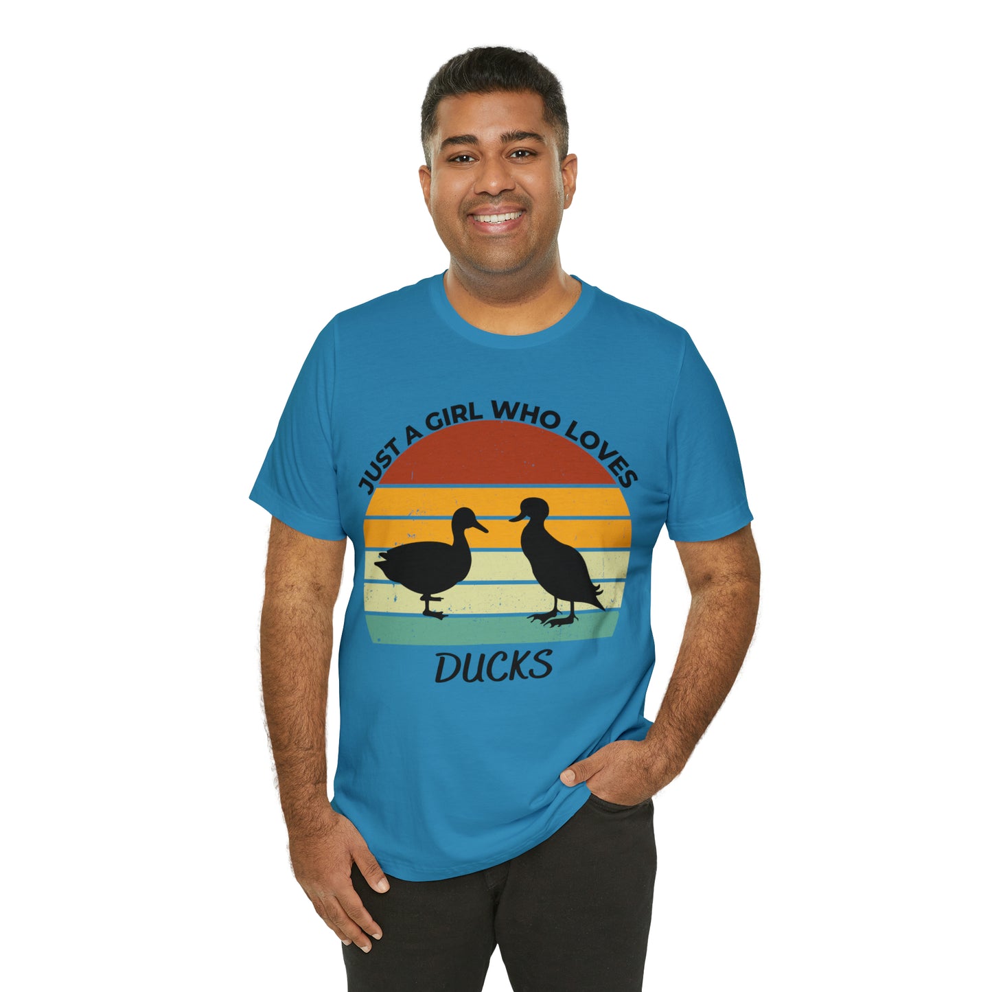 Just a Girl Who Loves Ducks Short Sleeve Tee