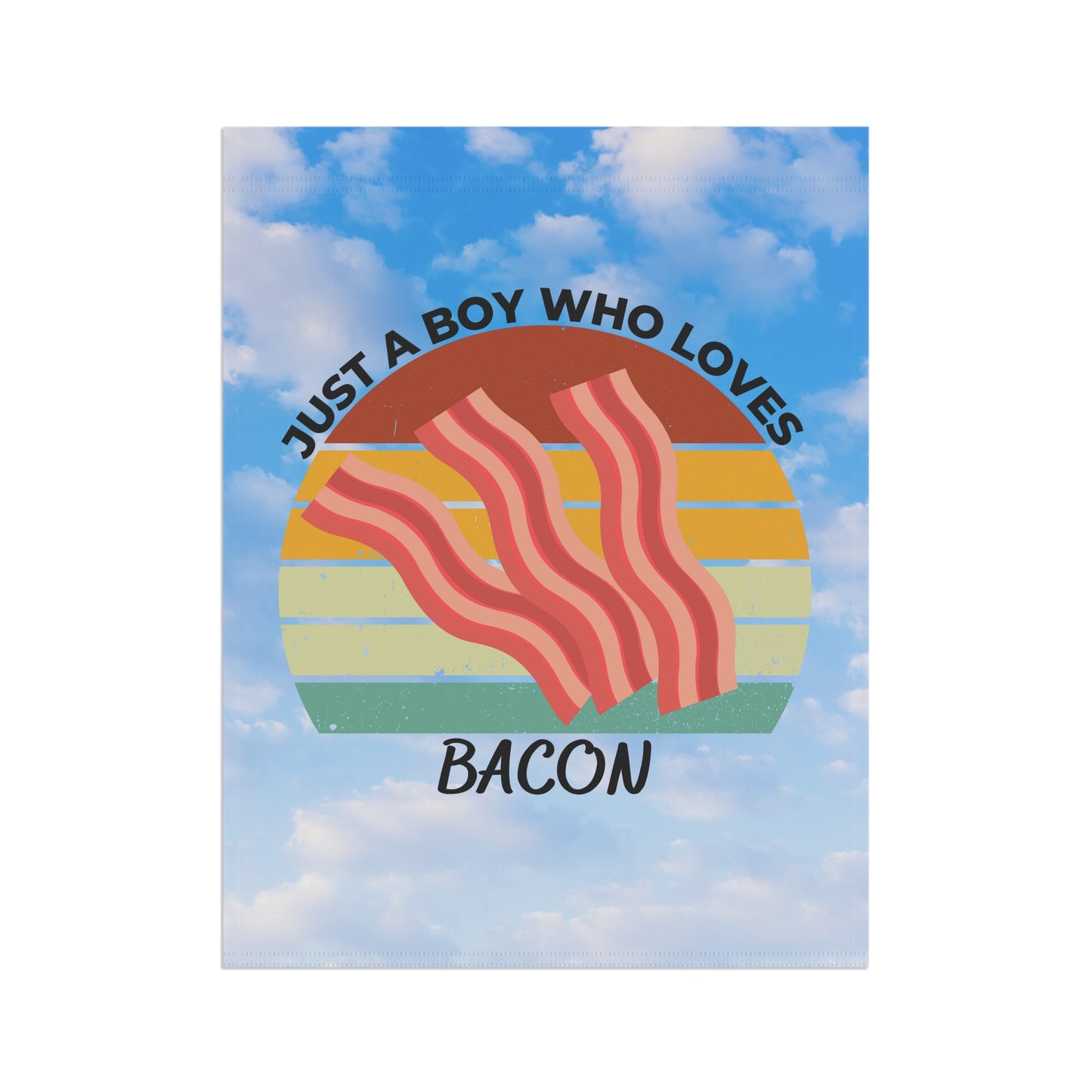 Just a Boy Who Loves Bacon Garden & House Banner