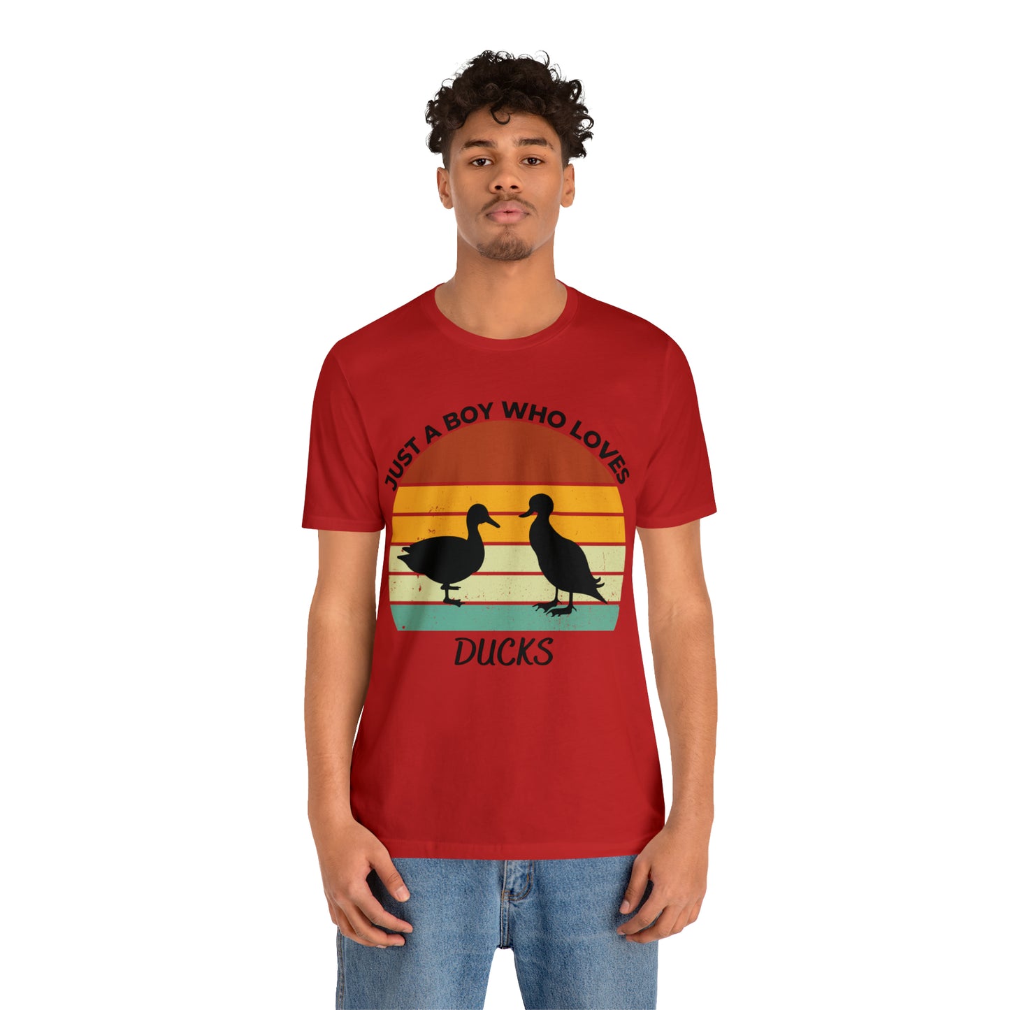 Just a Boy Who Loves Ducks Short Sleeve Tee