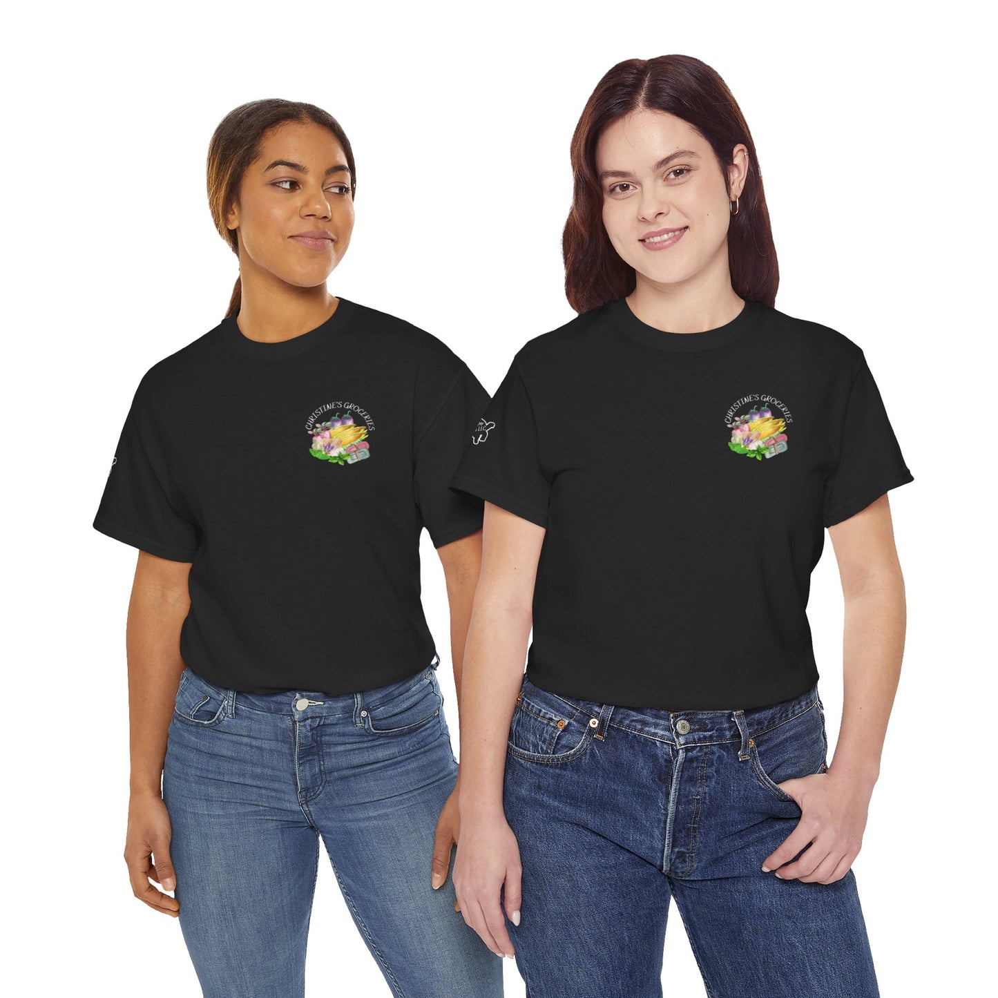 Christine's Groceries Logo Wear Event Shirt Unisex Cotton Tee