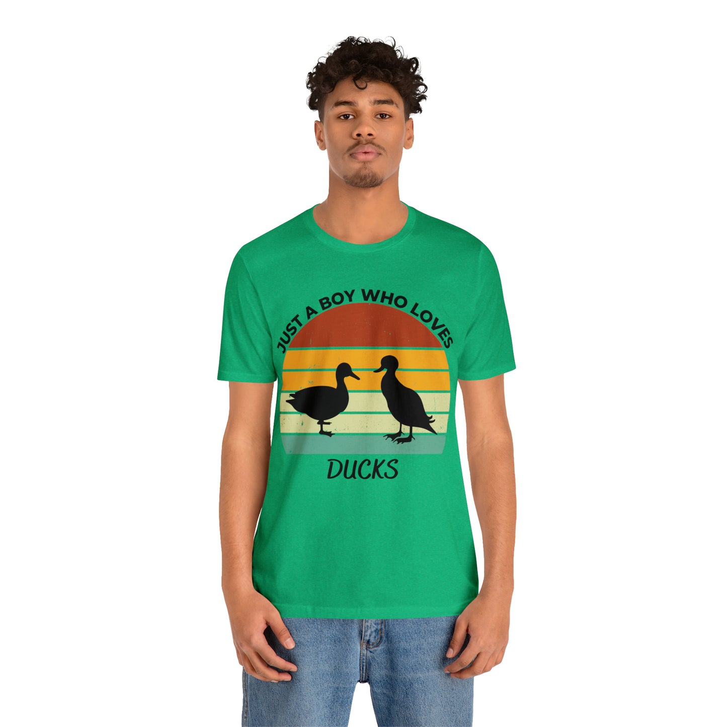 Just a Boy Who Loves Ducks Short Sleeve Tee