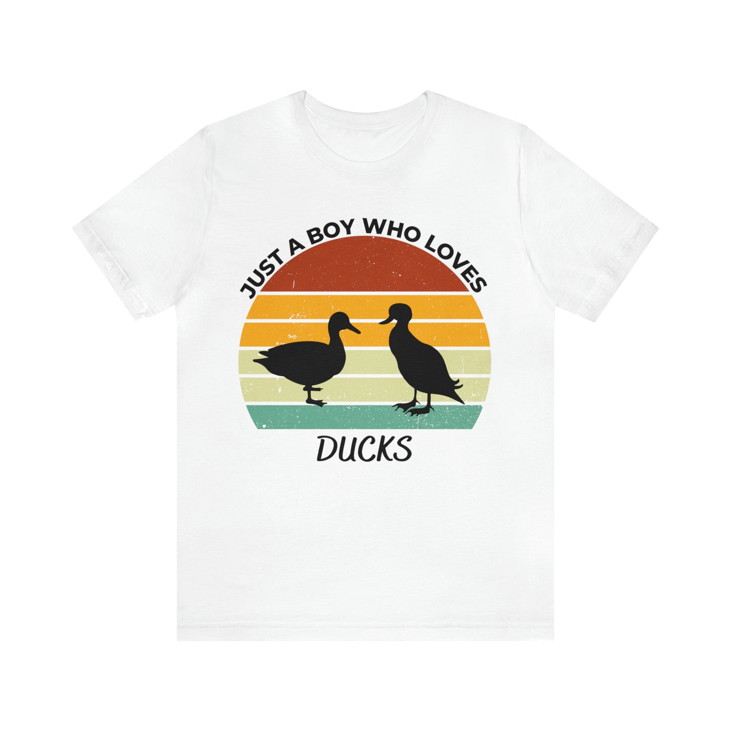 Just a Boy Who Loves Ducks Short Sleeve Tee