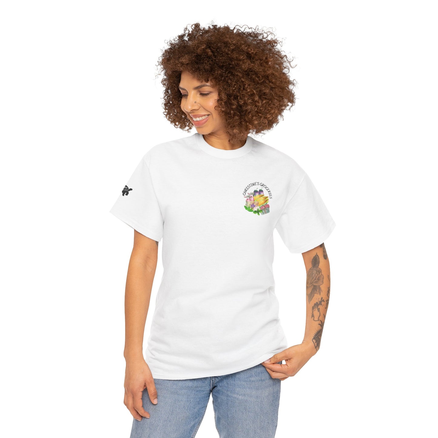 Christine's Groceries Logo Wear Event Shirt Unisex Cotton Tee