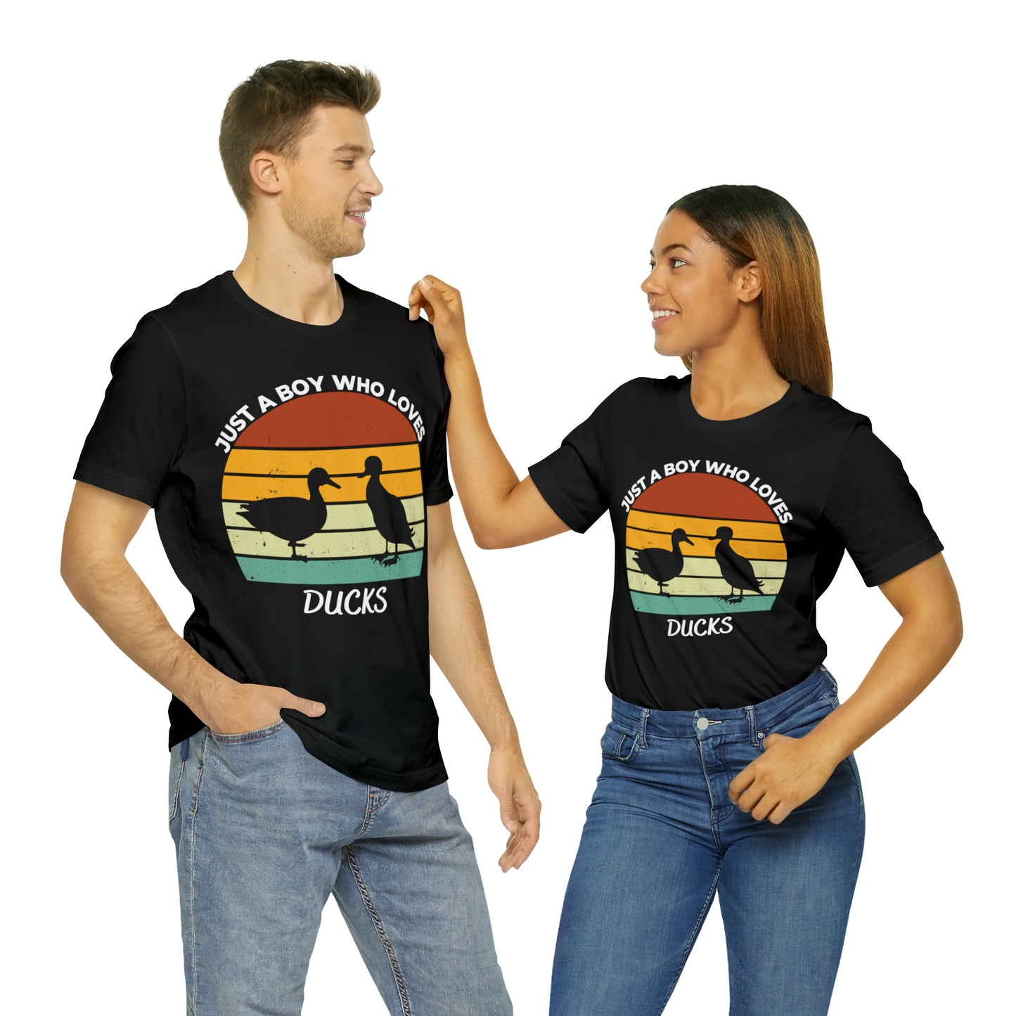 Just a Boy Who Loves Ducks Short Sleeve Tee