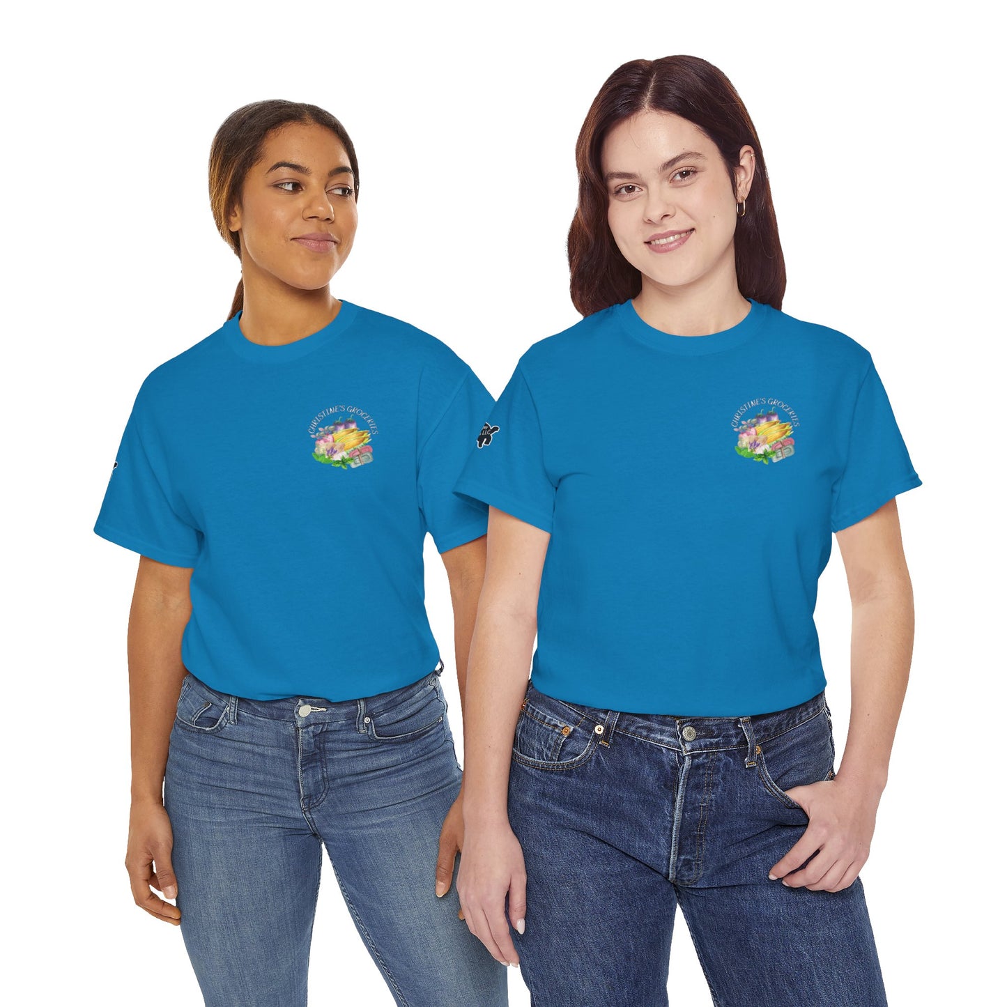 Christine's Groceries Logo Wear Event Shirt Unisex Cotton Tee