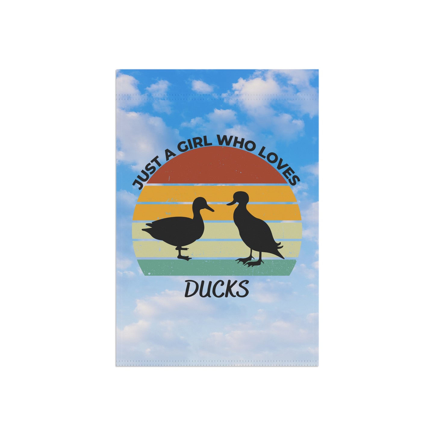 Just a Girl Who Loves Ducks Garden & House Banner