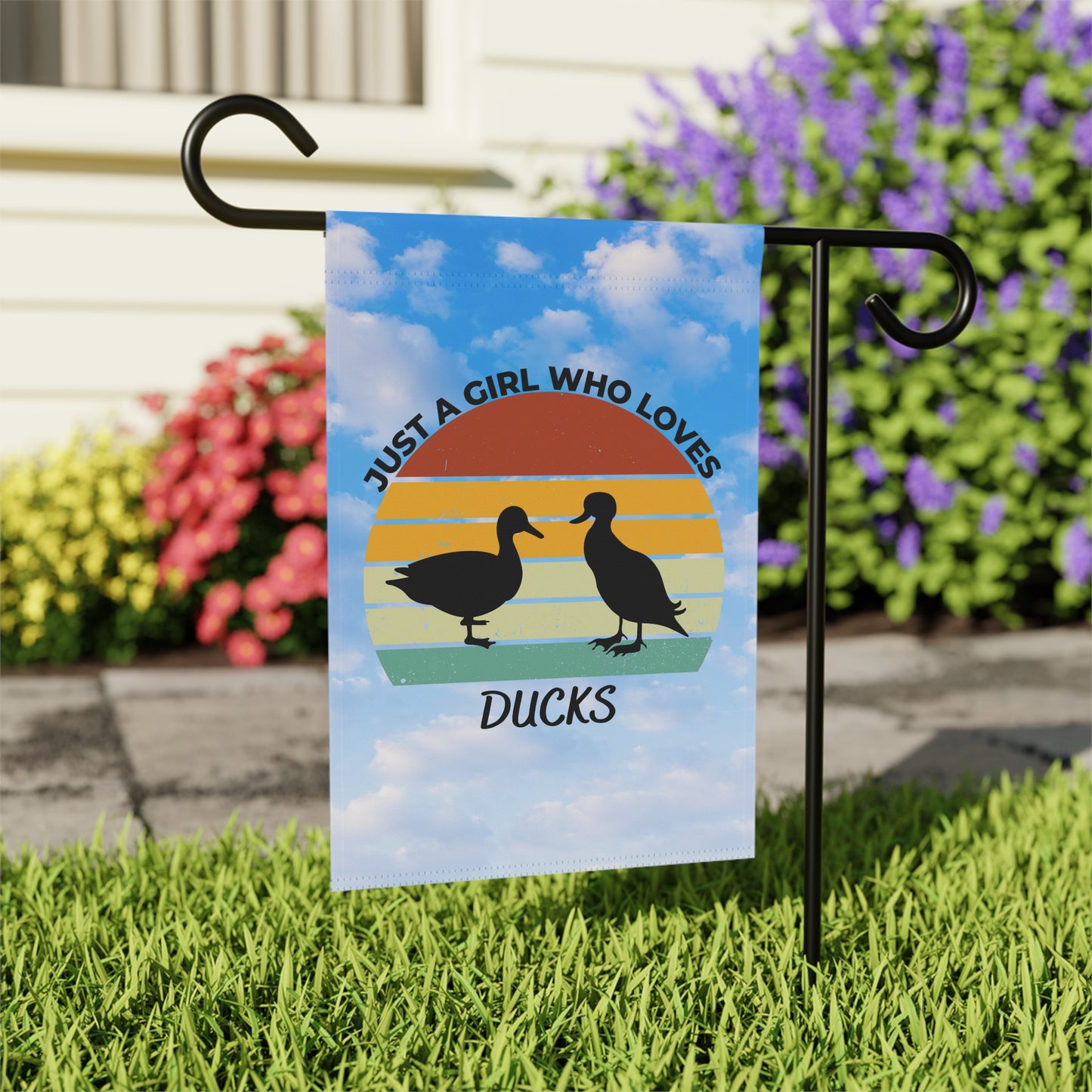 Just a Girl Who Loves Ducks Garden & House Banner