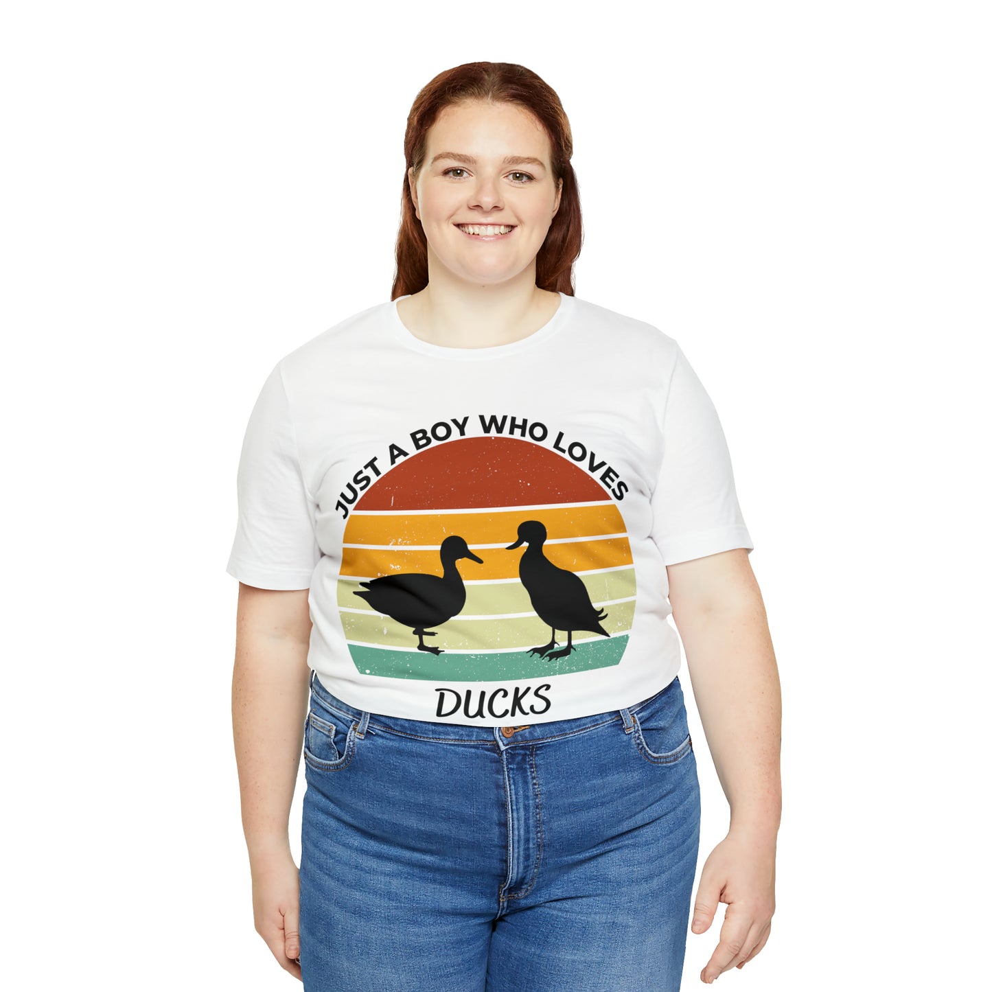 Just a Boy Who Loves Ducks Short Sleeve Tee