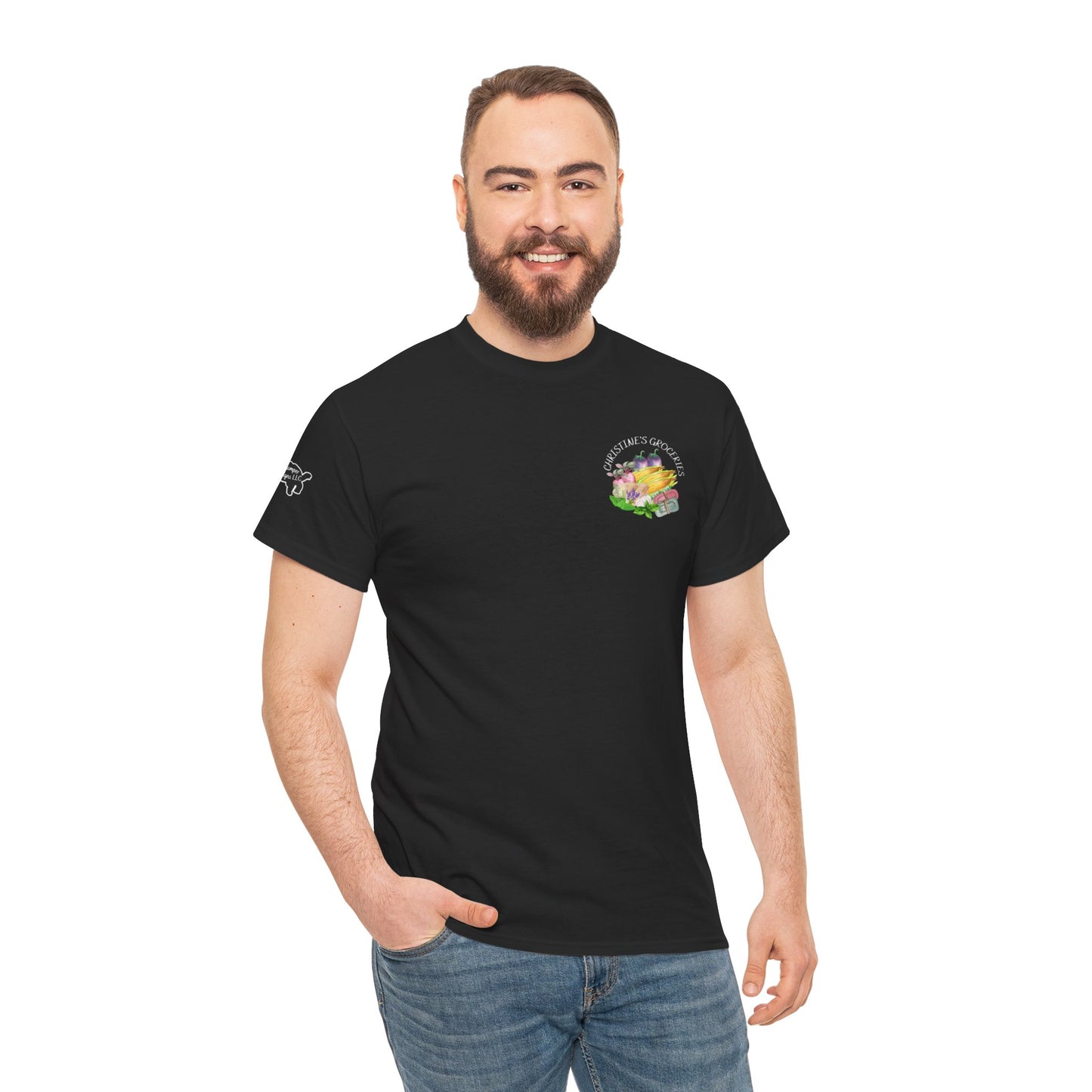 Christine's Groceries Logo Wear Event Shirt Unisex Cotton Tee