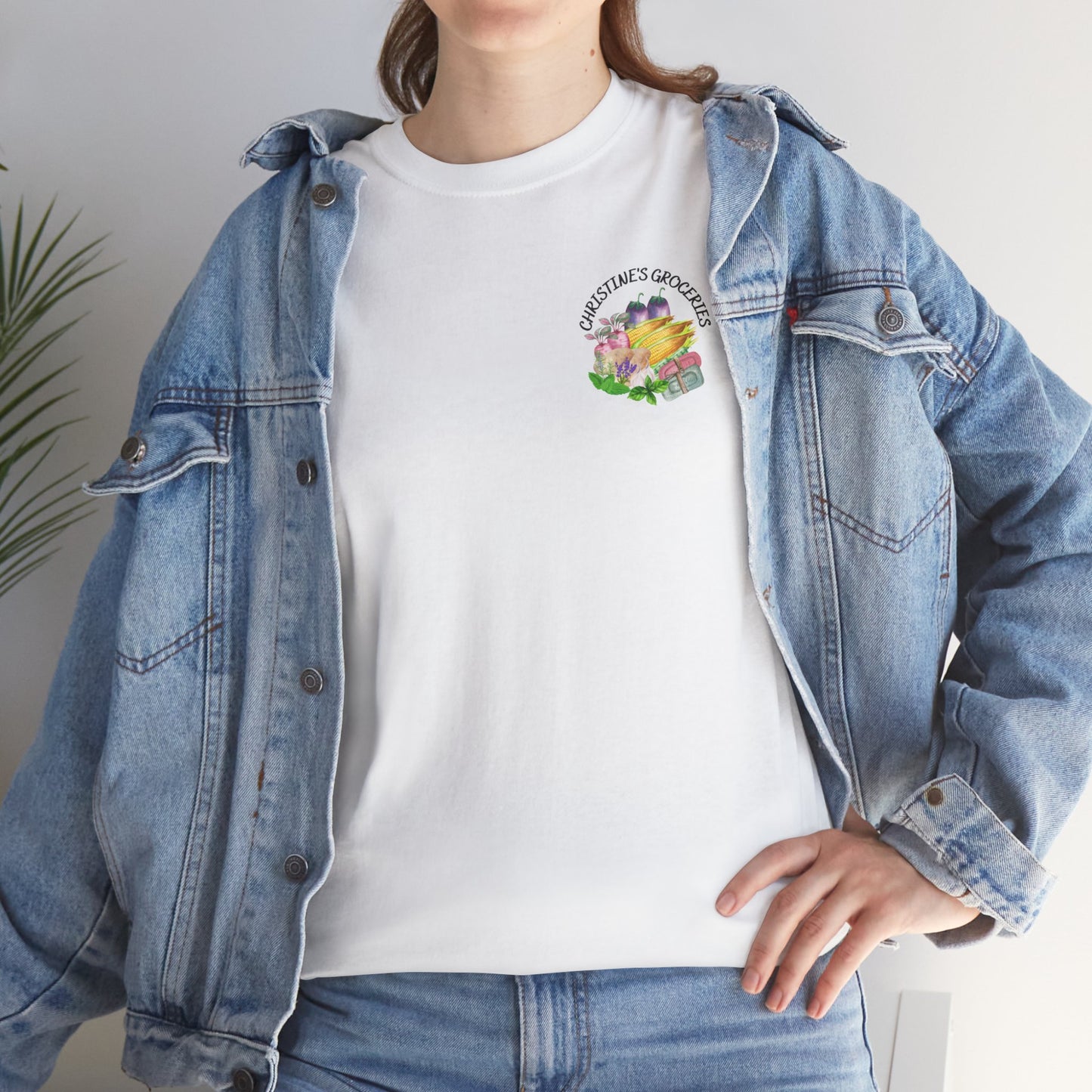 Christine's Groceries Logo Wear Event Shirt Unisex Cotton Tee