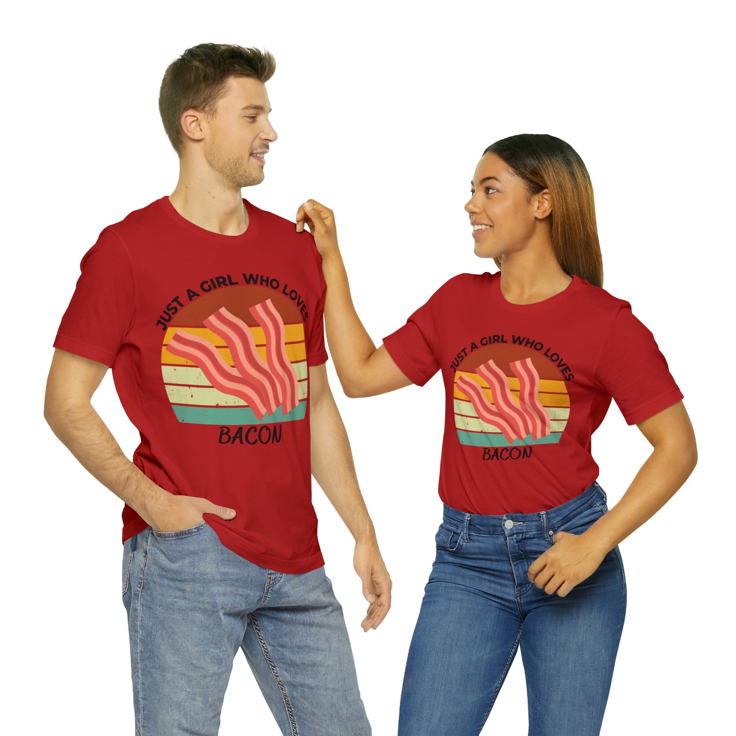 Just a Girl Who Loves Bacon Short Sleeve Tee