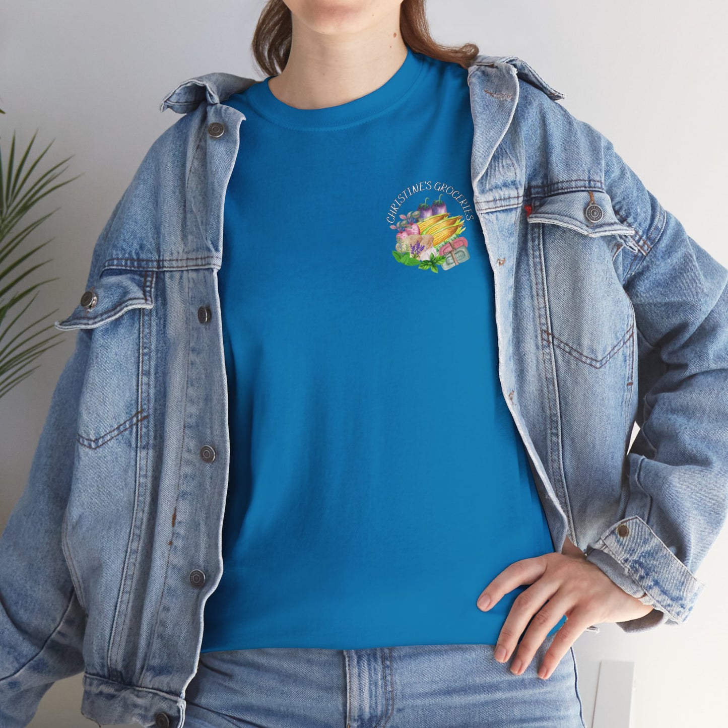 Christine's Groceries Logo Wear Event Shirt Unisex Cotton Tee